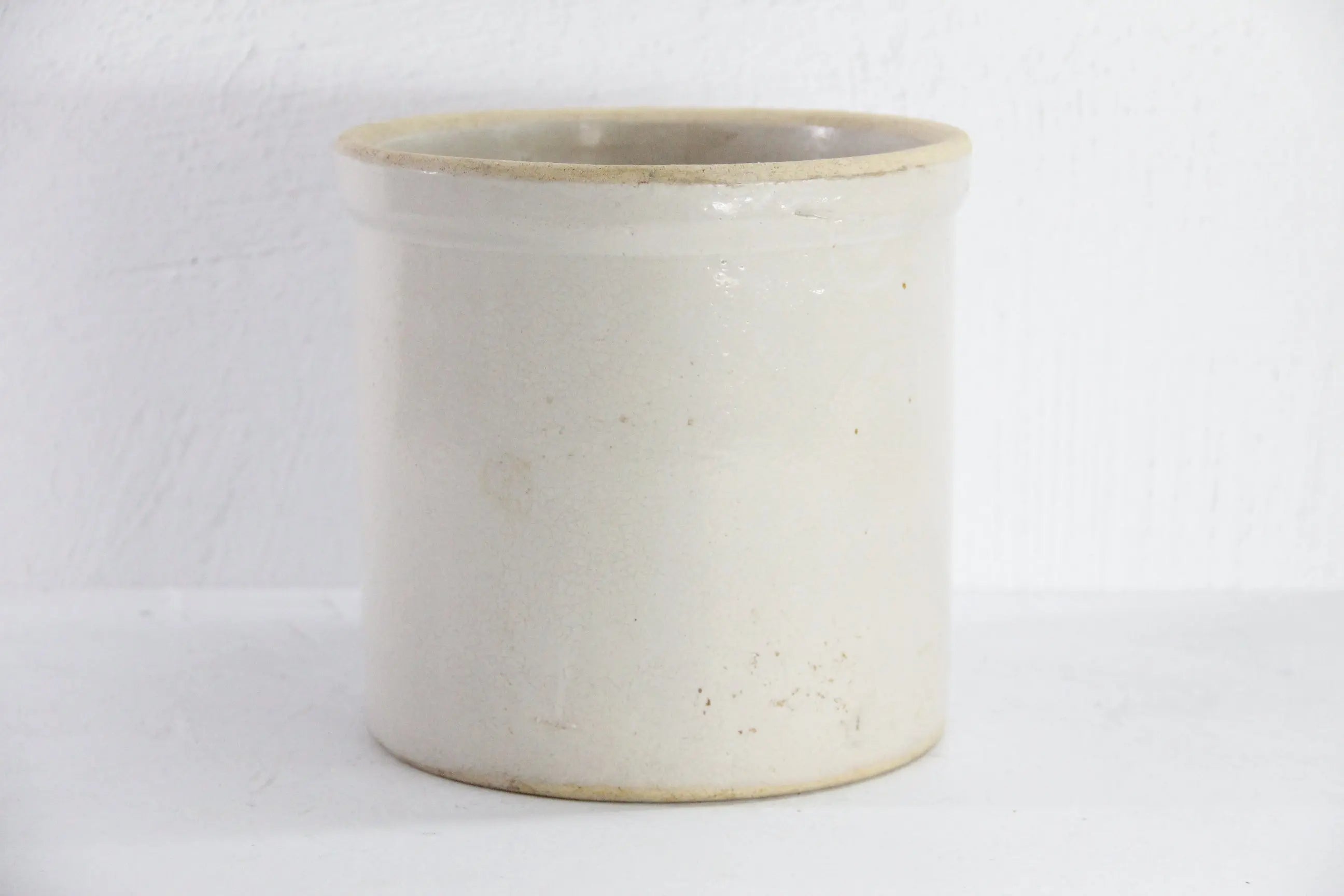 Antique Stoneware Crock | Primitive Home Decor Planter  Debra Hall Lifestyle