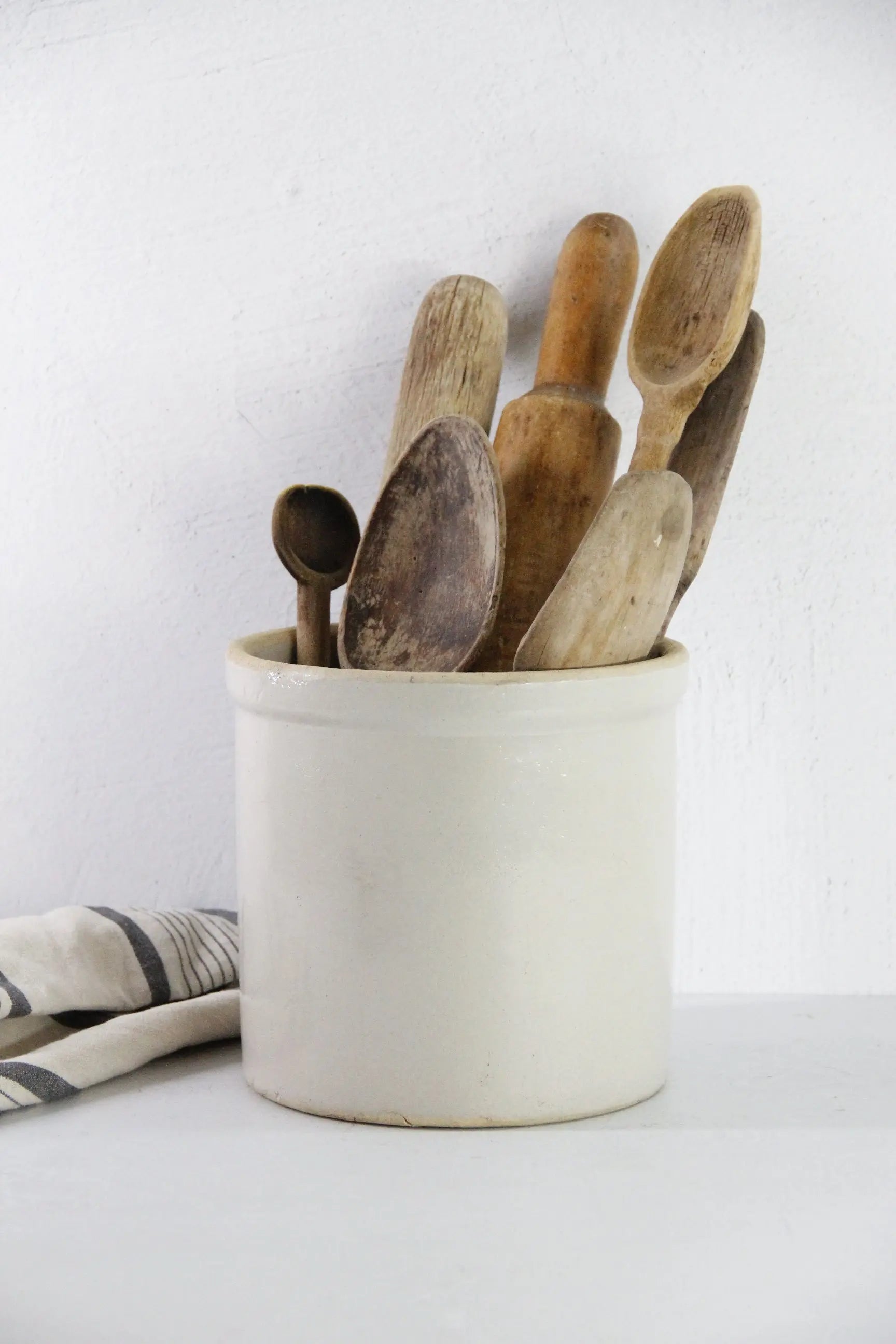 Antique Stoneware Crock | Primitive Home Decor Planter  Debra Hall Lifestyle