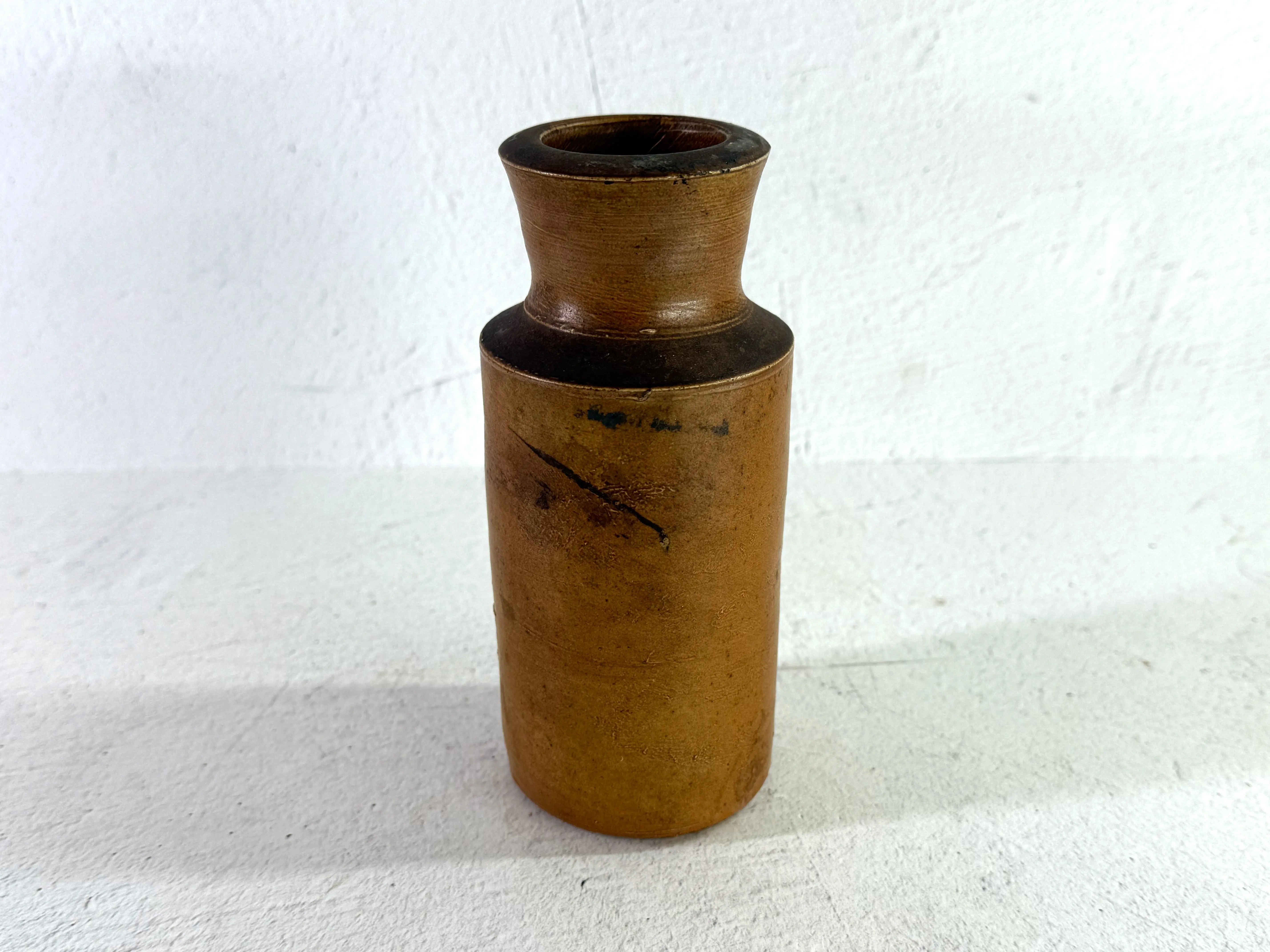 Antique Stoneware Ink Bottle | Assorted English Pottery Vase  Debra Hall Lifestyle