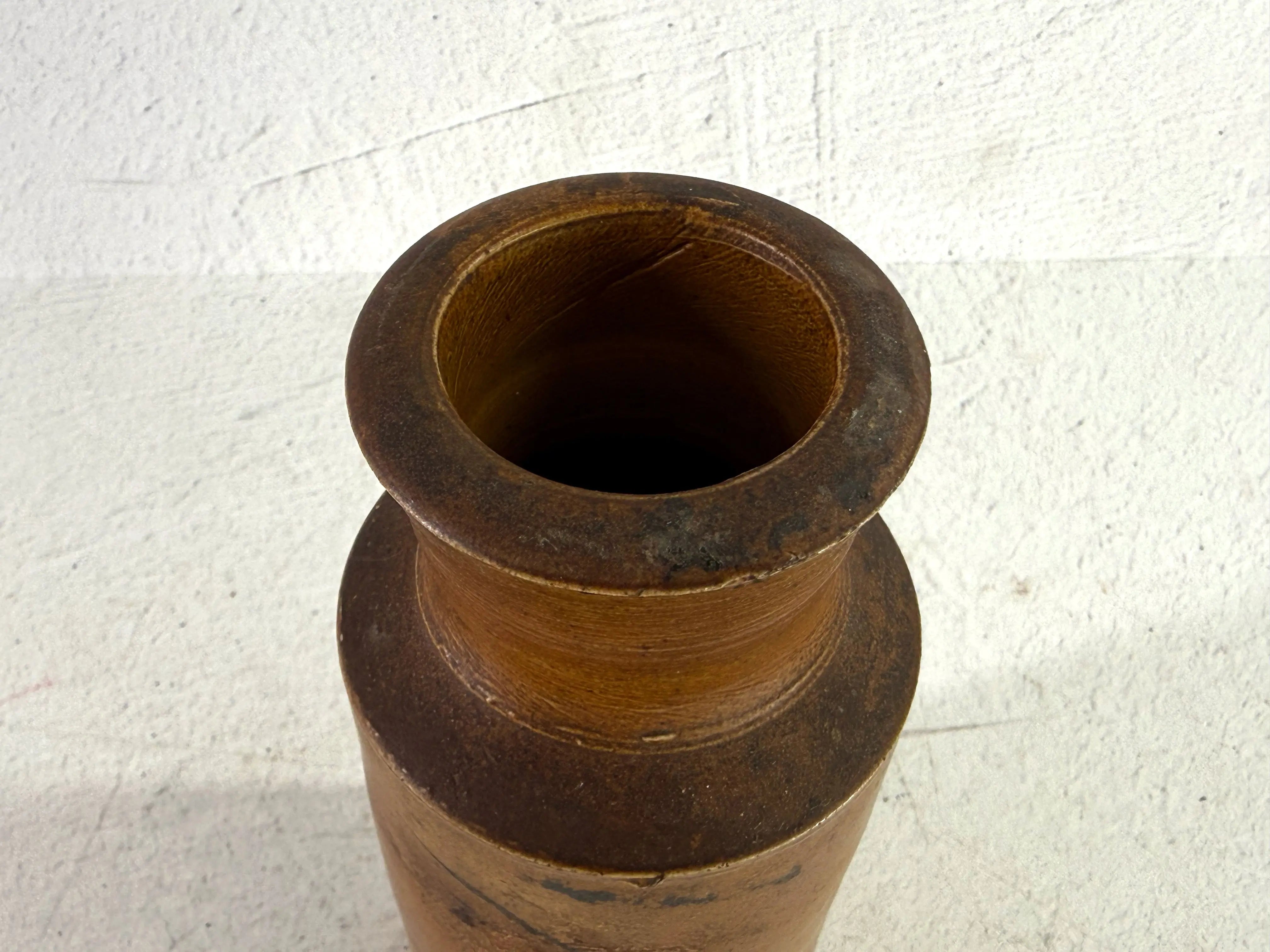 Antique Stoneware Ink Bottle | Assorted English Pottery Vase  Debra Hall Lifestyle