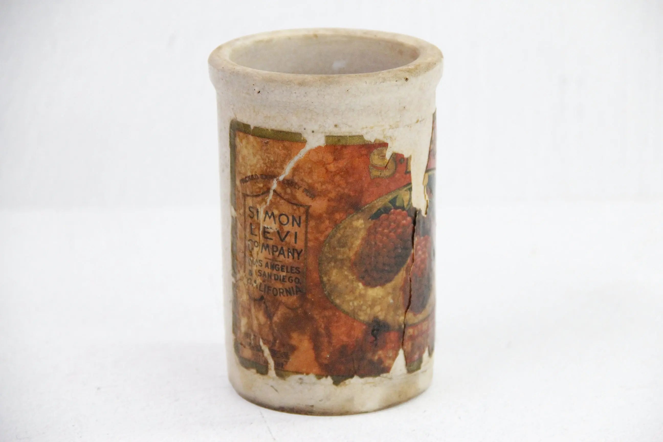 Antique Stoneware Jam Jar | Simon Levi Co. 1924  Debra Hall Lifestyle