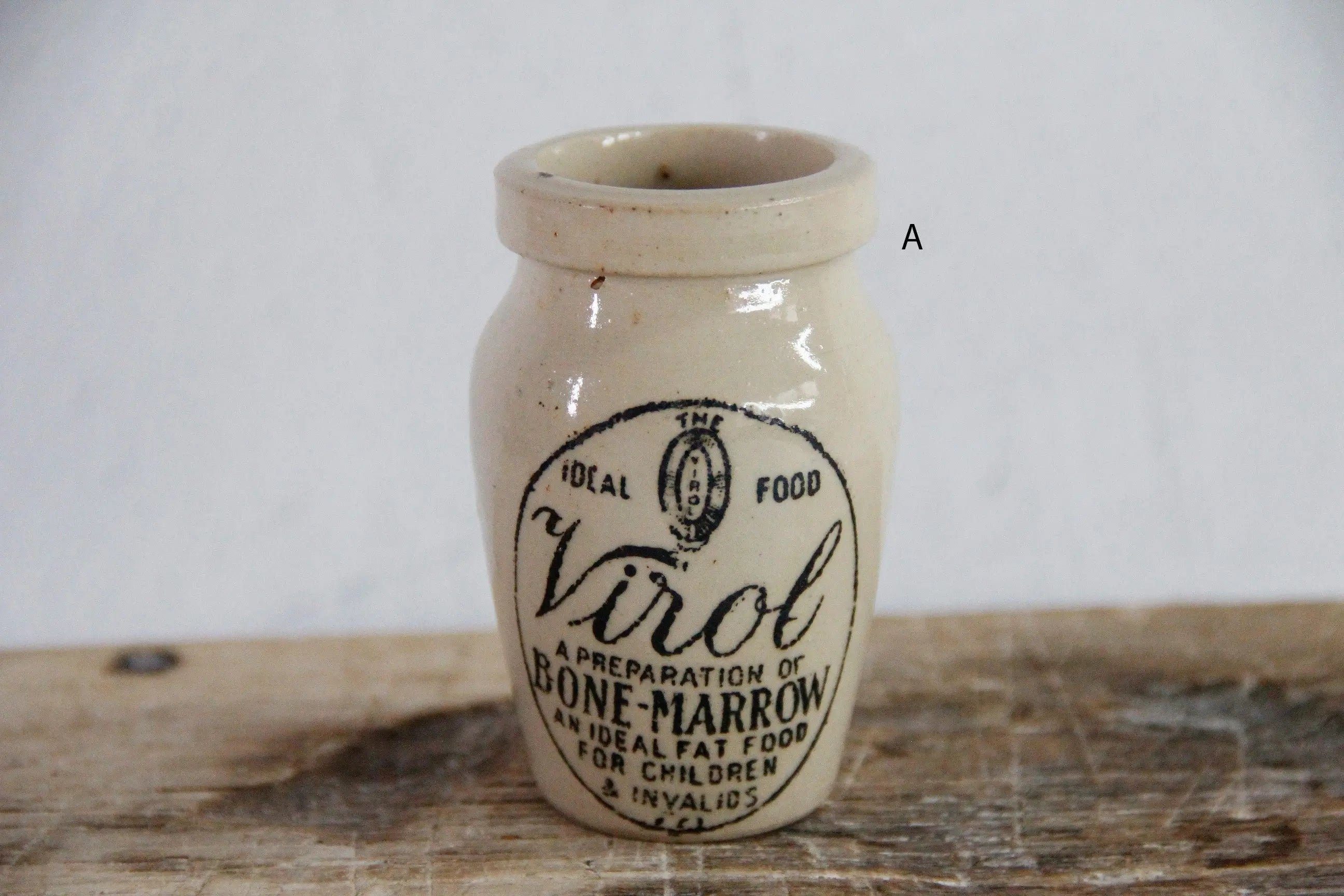 Antique Stoneware Jar | Virol Bone Marrow Pot Assorted  Debra Hall Lifestyle