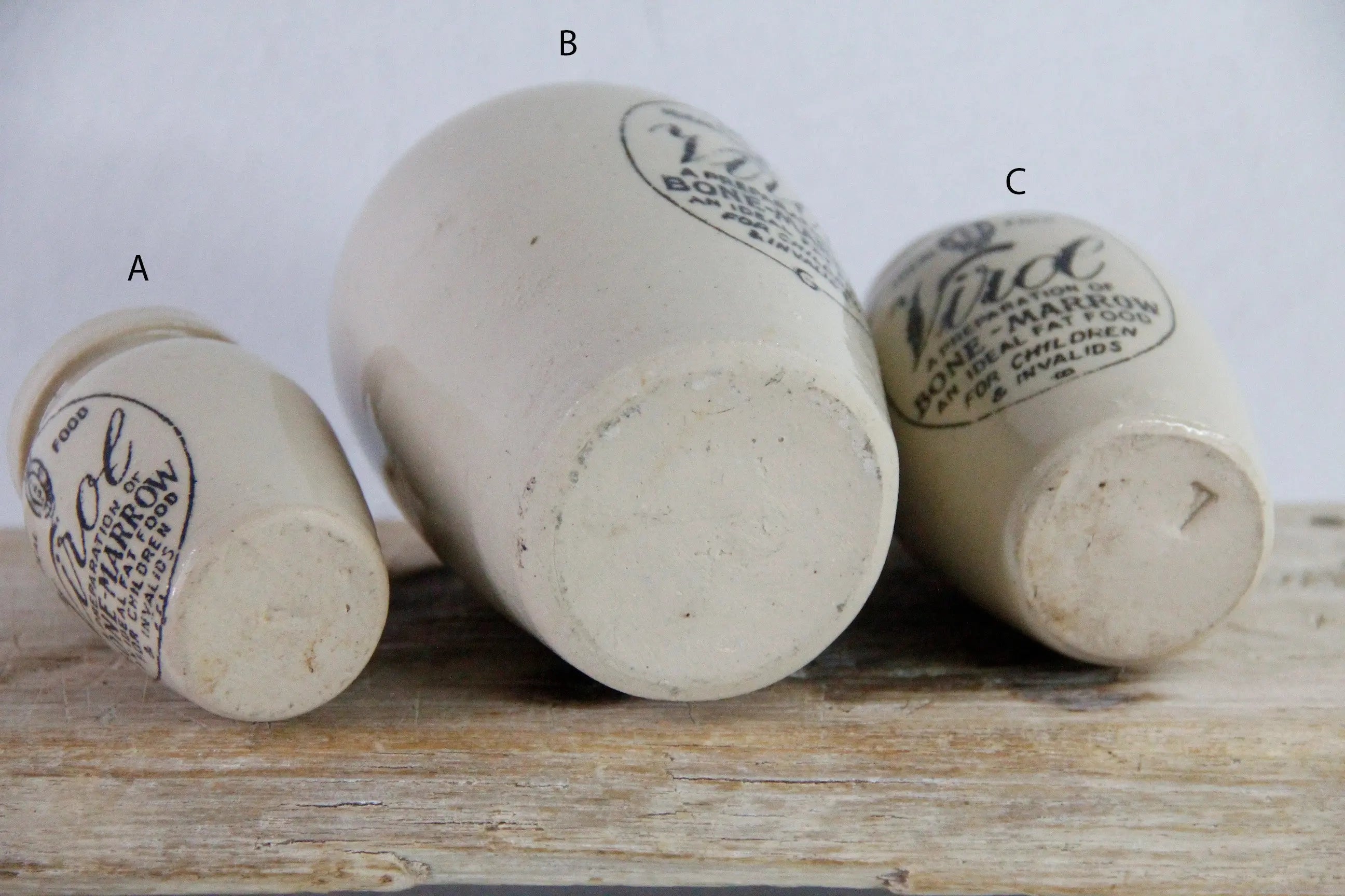Virol Antique Stoneware Jar | English Bone Marrow Advertising Pot