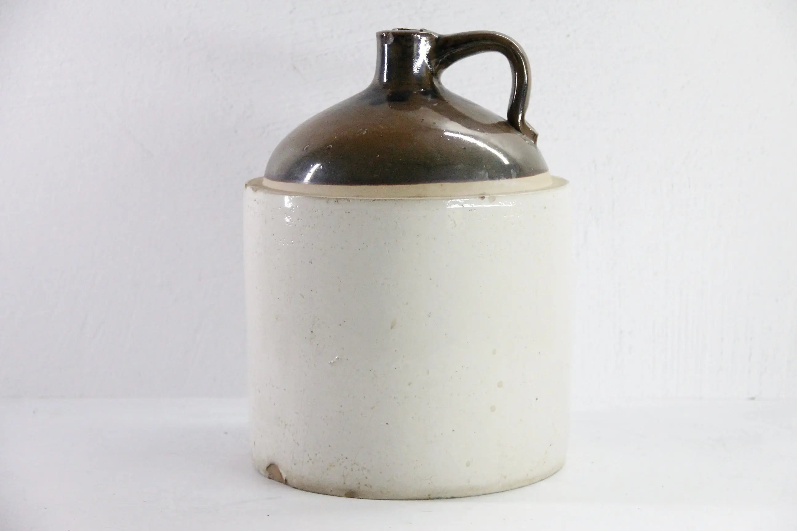 Antique Stoneware Jug | Burley Winter 2 Gallon Two Tone – Debra