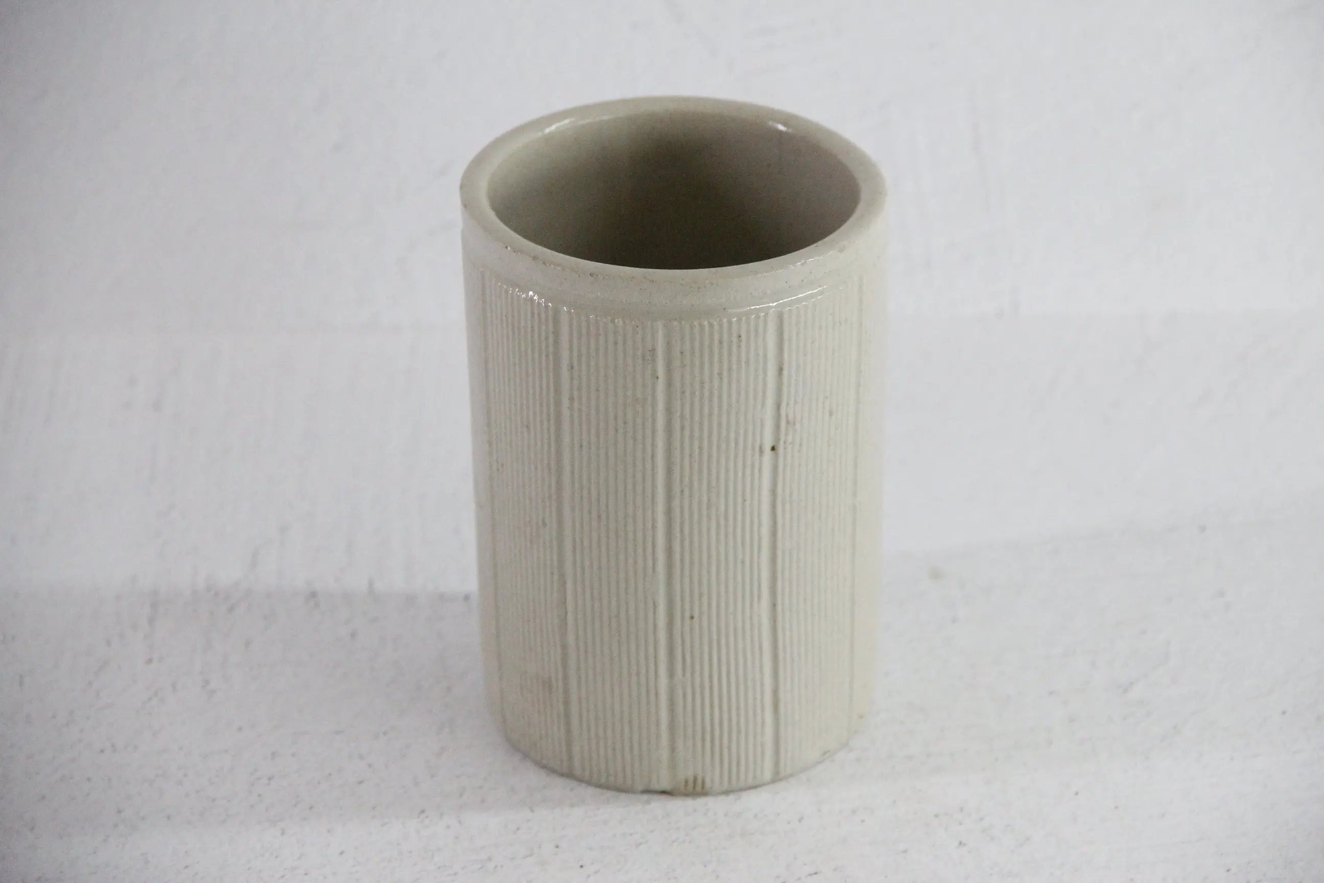 Antique Stoneware Marmalade Jar England | Ribbed Large  Debra Hall Lifestyle