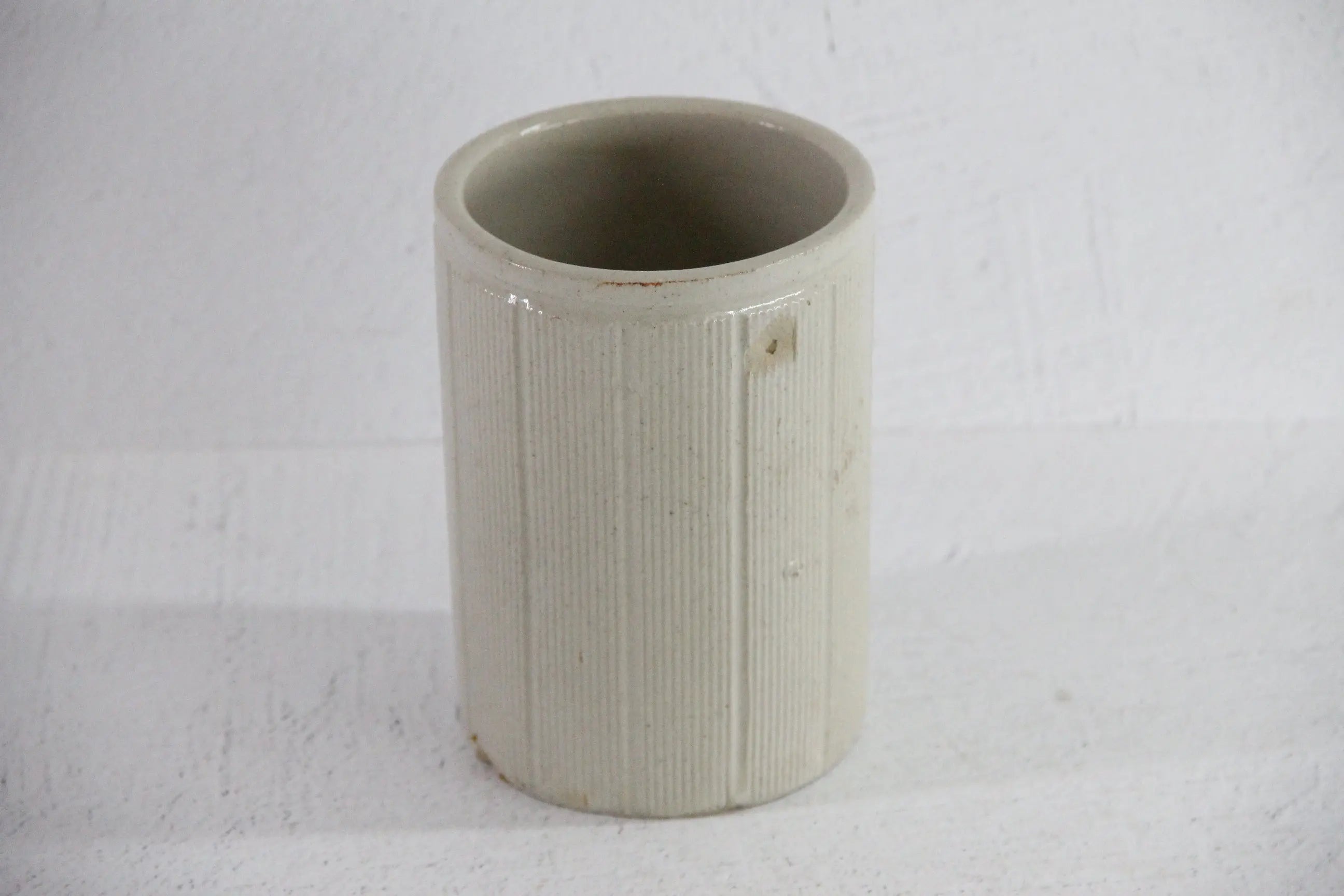 Antique Stoneware Marmalade Jar England | Ribbed Large  Debra Hall Lifestyle