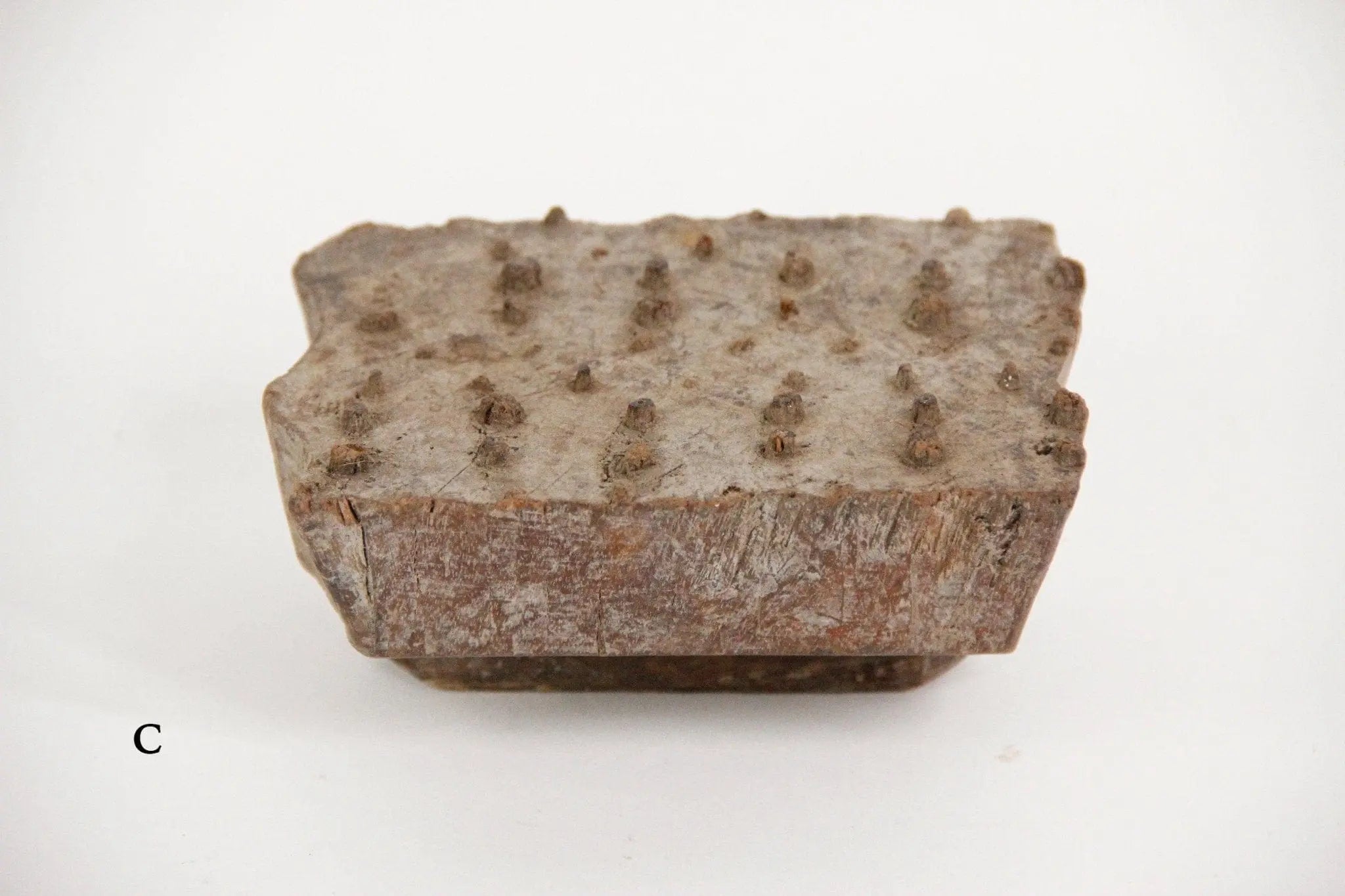 Antique Wood Block Textile Stamp | Medium Natural  Debra Hall Lifestyle