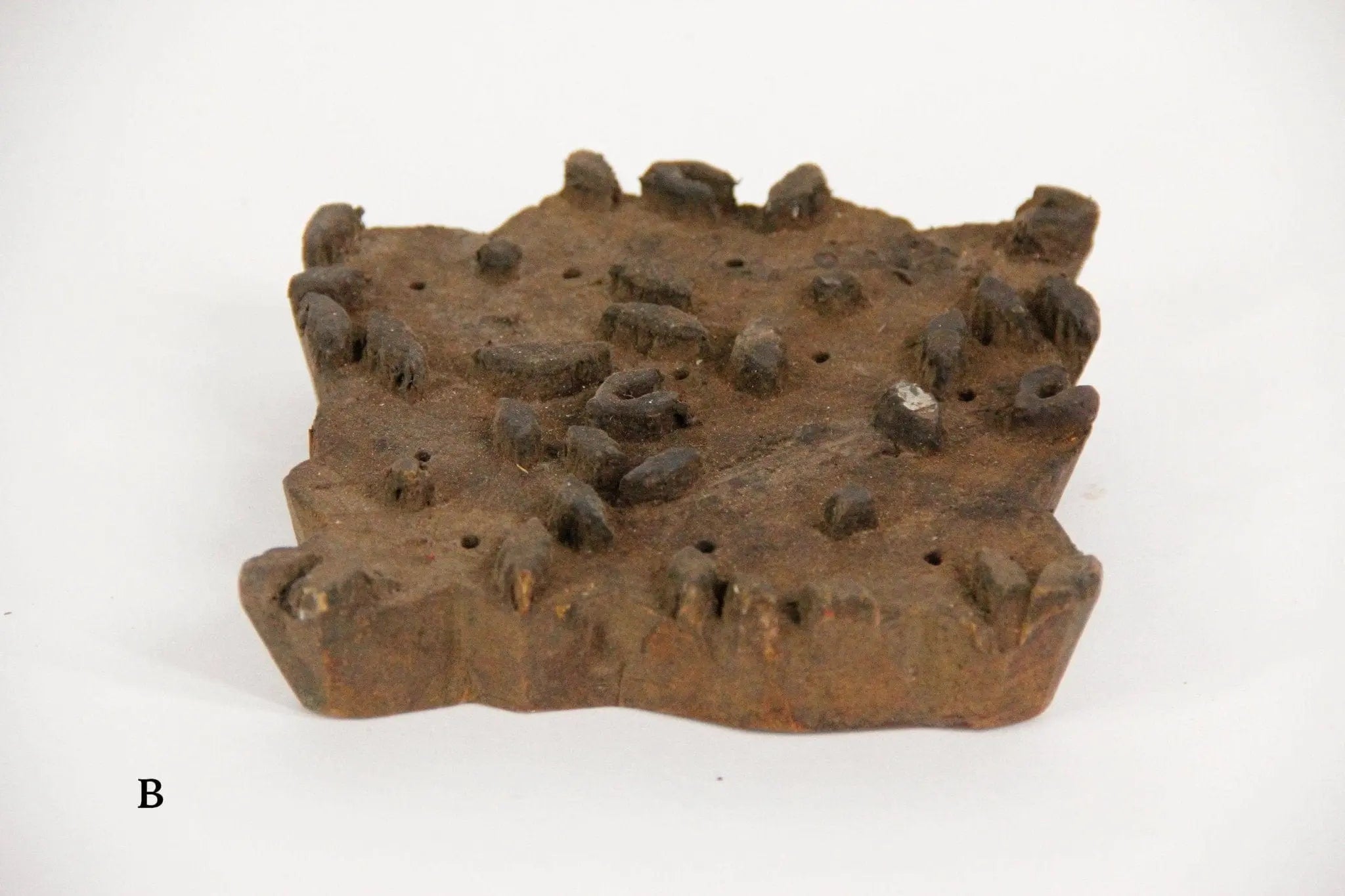 Antique Wood Block Textile Stamp | Medium Natural  Debra Hall Lifestyle