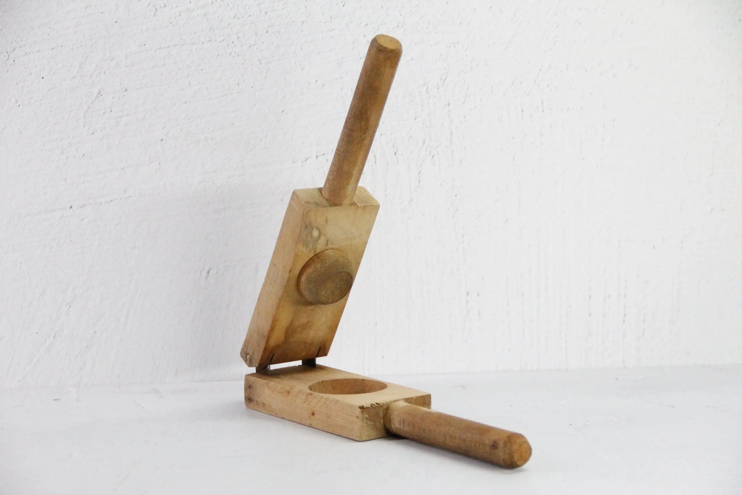 Antique Wood Lemon Press | Treen Utensil Kitchen Decor  Debra Hall Lifestyle
