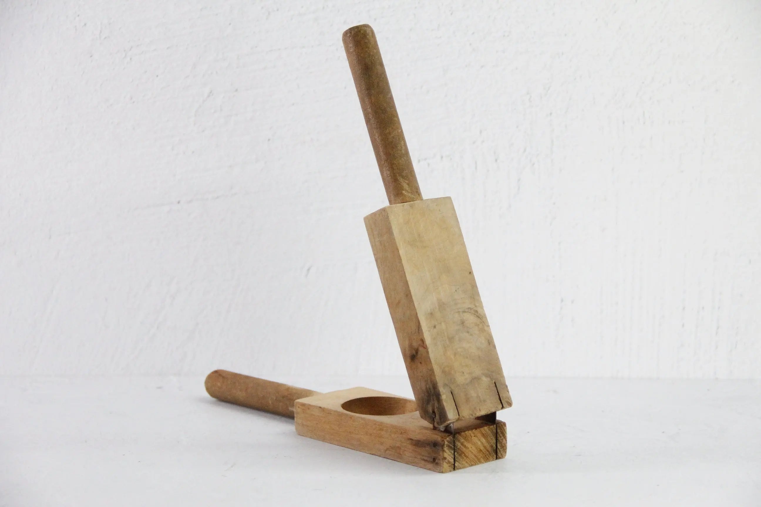 Antique Wood Lemon Press | Treen Utensil Kitchen Decor  Debra Hall Lifestyle