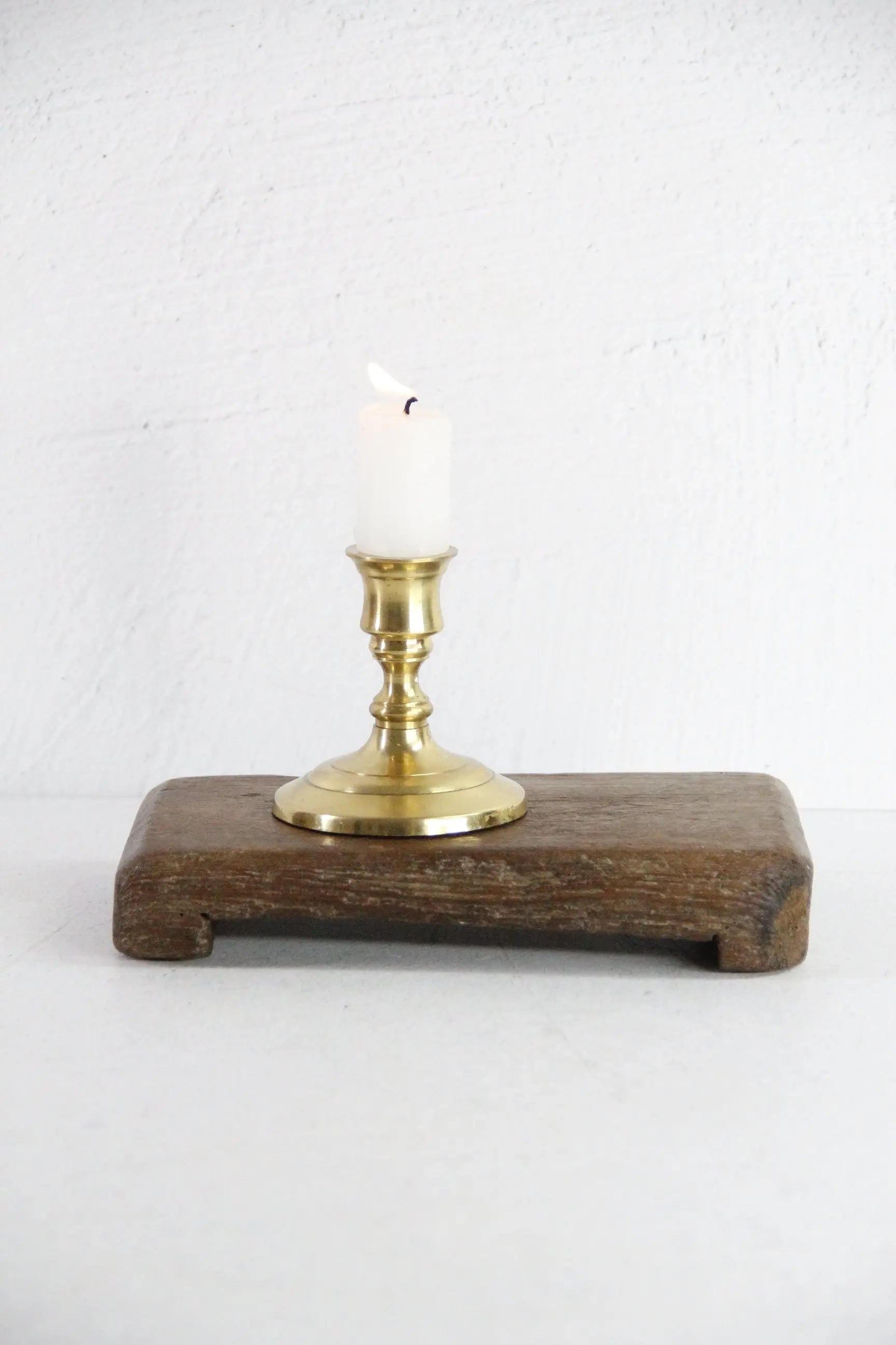 Antique Wood Riser | Dark Hand Carved Tray Small  Debra Hall Lifestyle