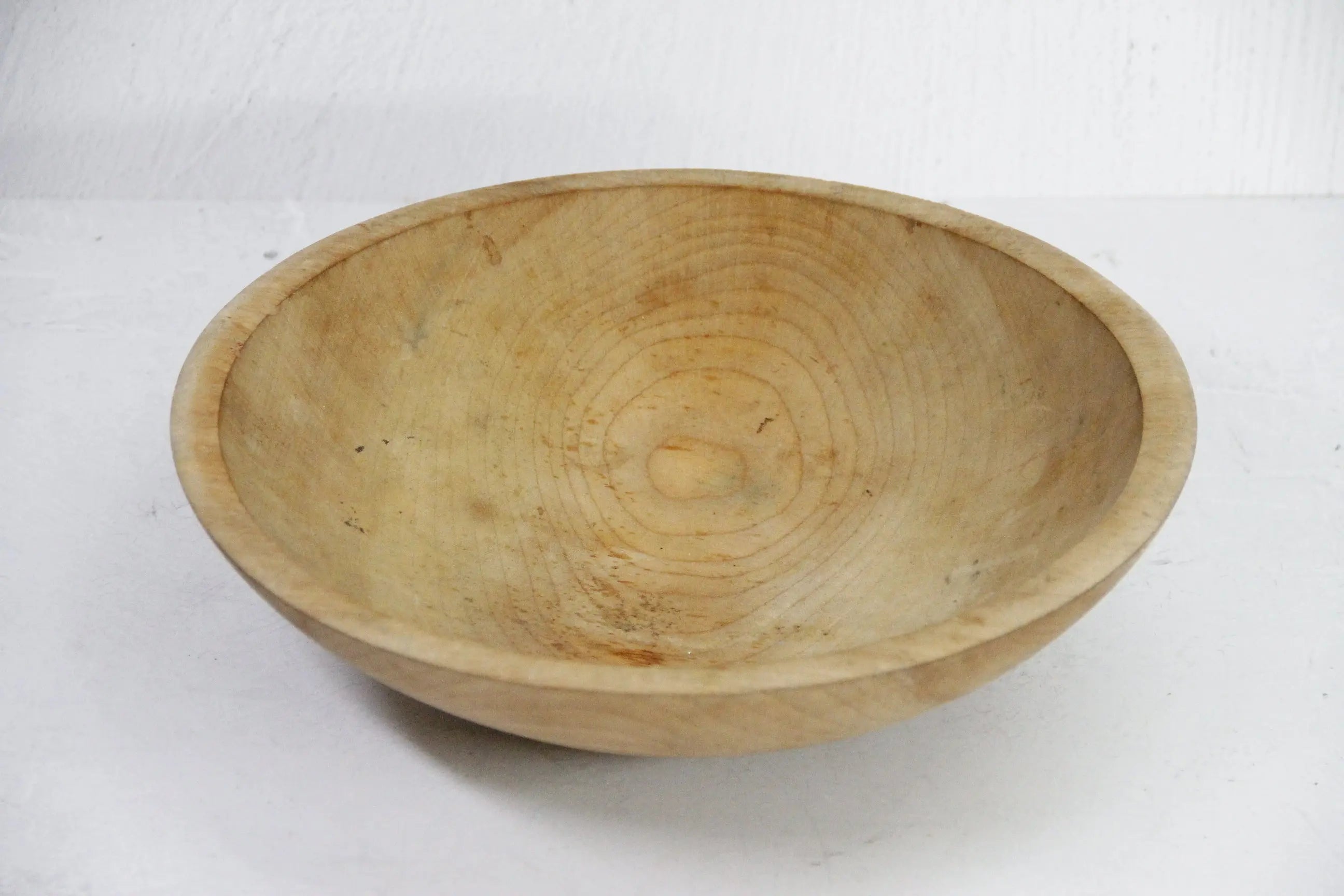 Antique Wooden Bowl | Dough Bowl Americana Farmhouse  Debra Hall Lifestyle