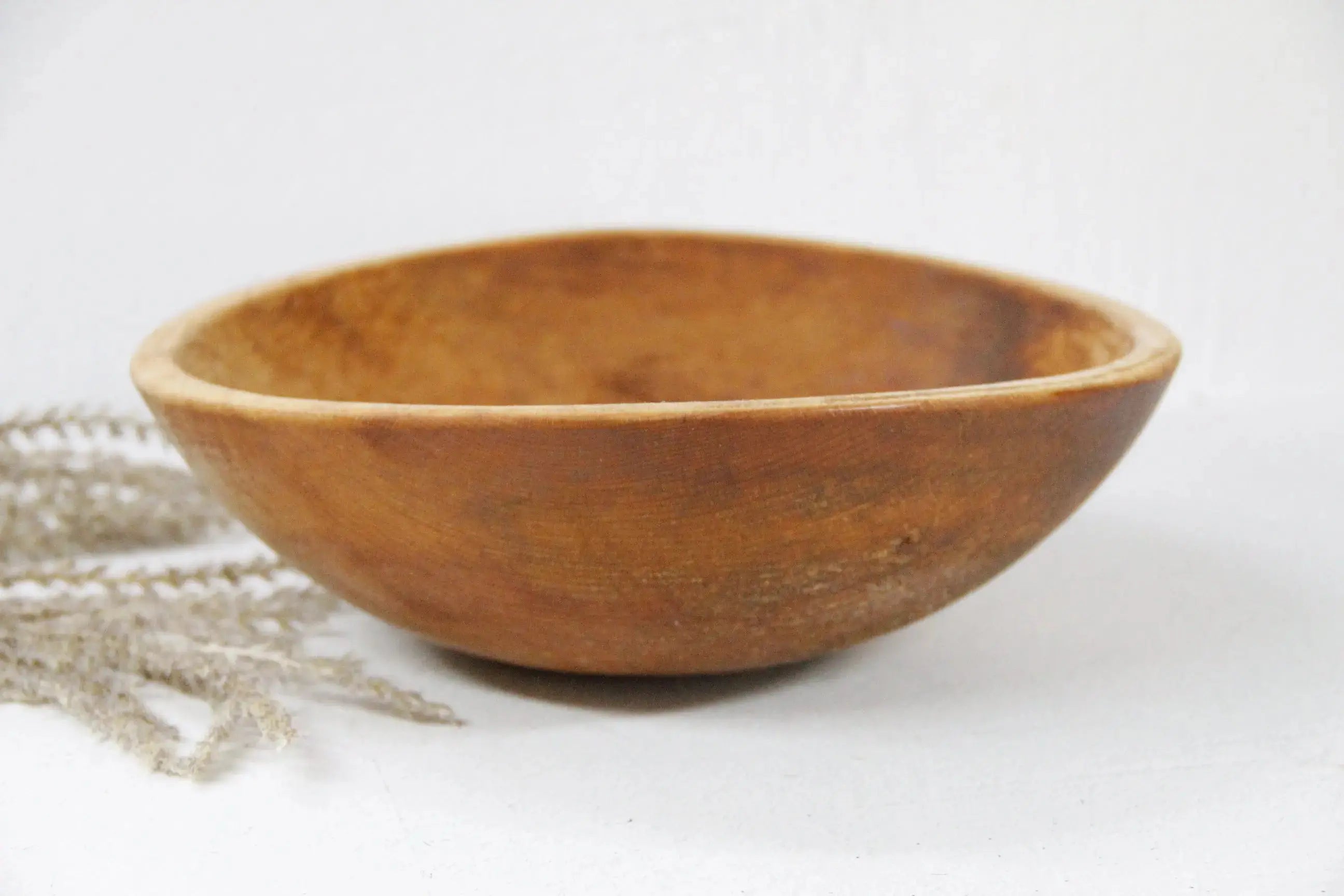 Antique Wooden Bowl | Farmhouse Dough Bowl Americana  Debra Hall Lifestyle