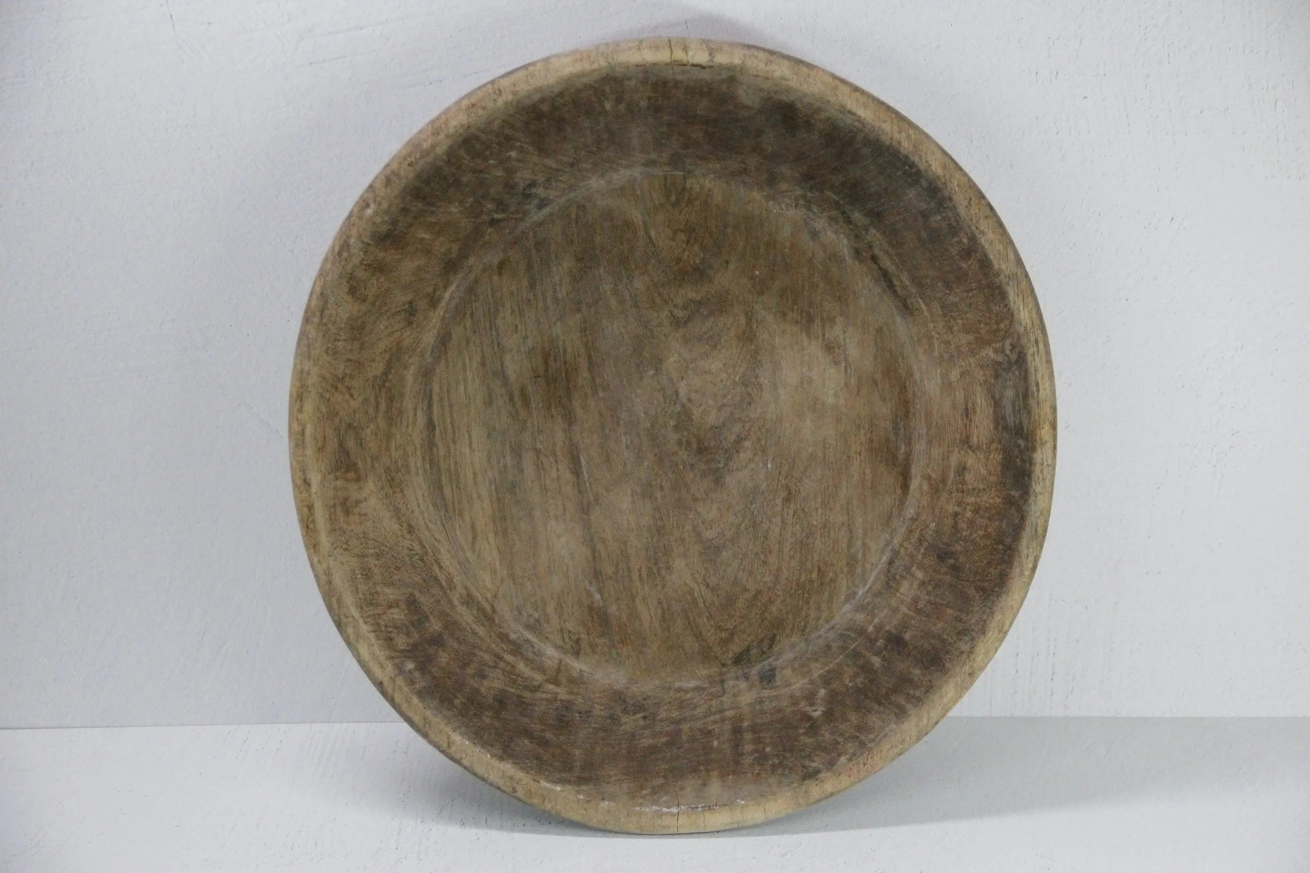 Antique Wooden Bowl | XL Rustic Hand Carved  Debra Hall Lifestyle