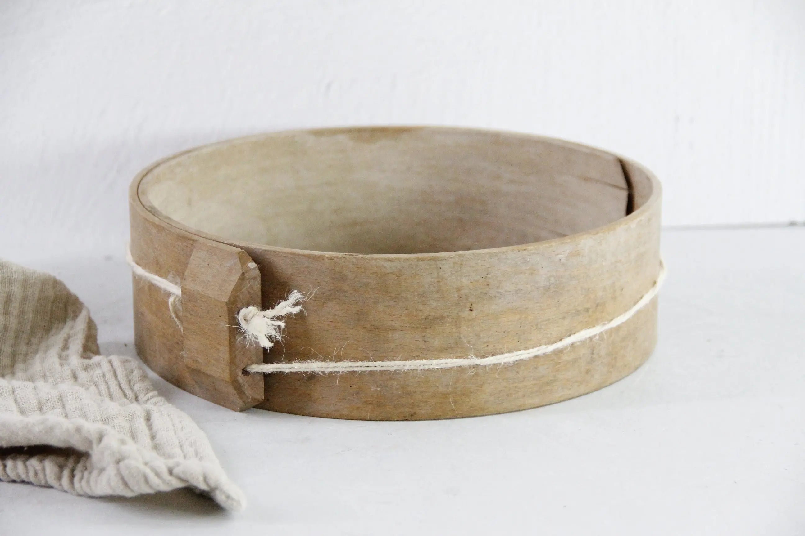 Antique Wooden Cheese Mold | 19th Century Swiss Ring  Debra Hall Lifestyle
