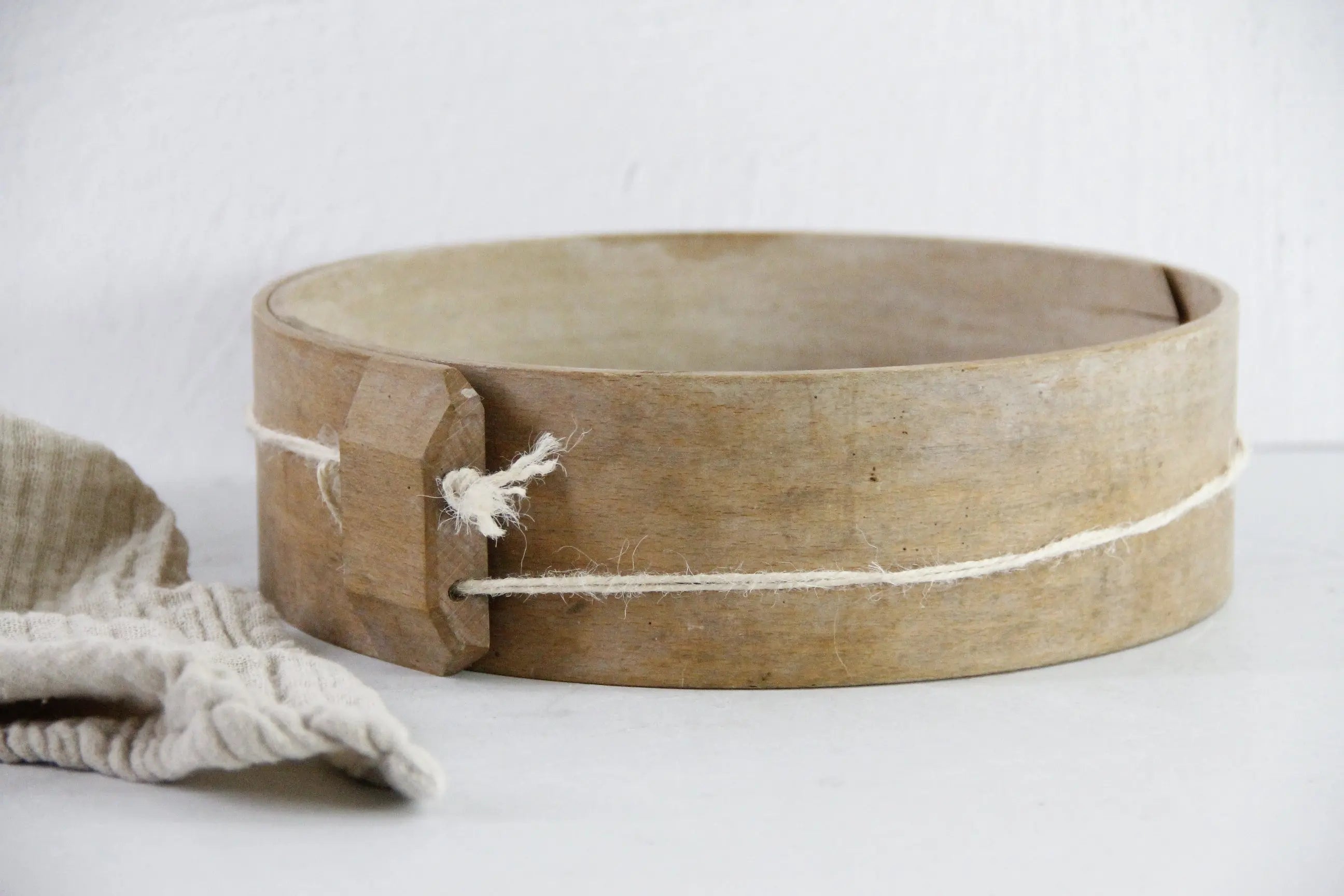 Antique Wooden Cheese Mold | 19th Century Swiss Ring  Debra Hall Lifestyle