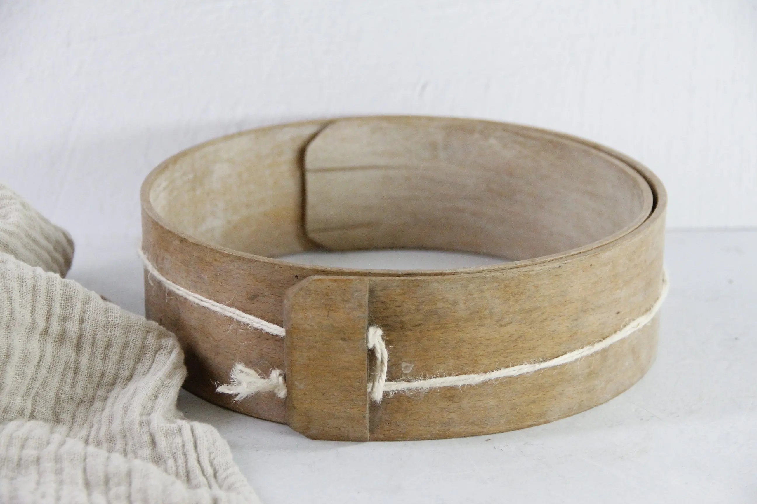 Antique Wooden Cheese Mold | 19th Century Swiss Ring  Debra Hall Lifestyle