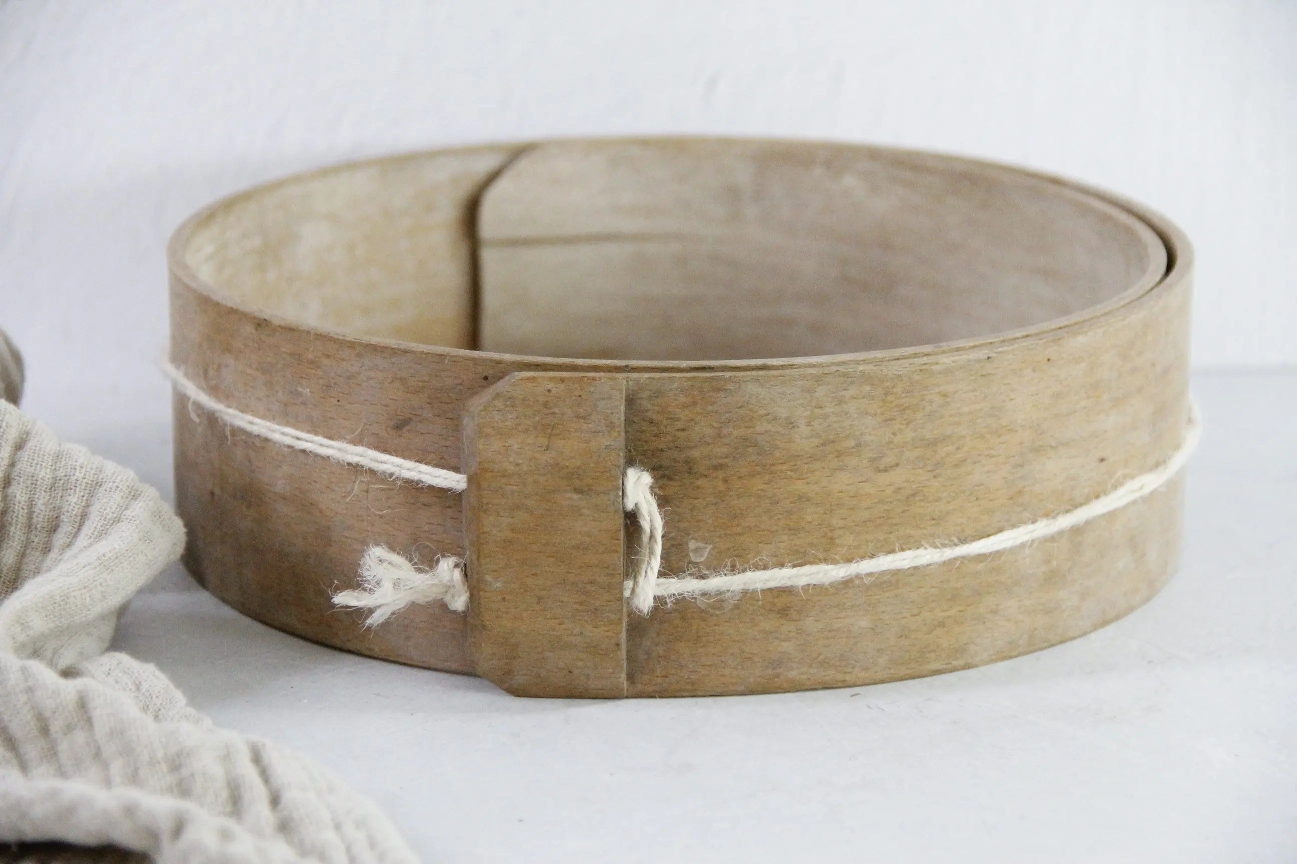 Antique Wooden Cheese Mold | 19th Century Swiss Ring  Debra Hall Lifestyle