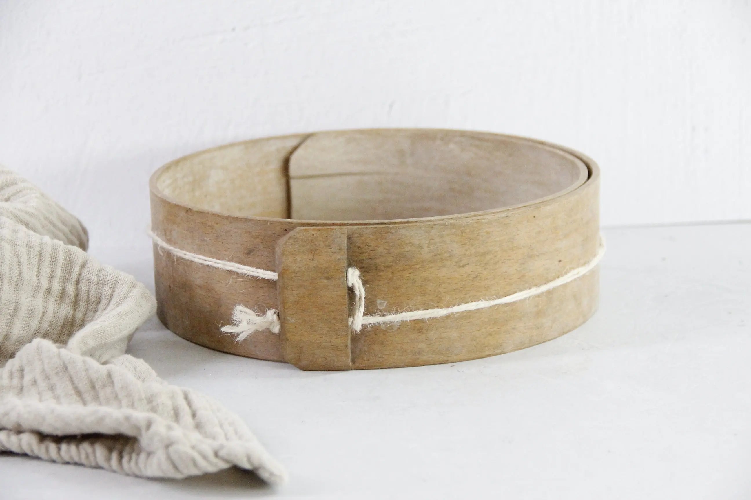 Antique Wooden Cheese Mold | 19th Century Swiss Ring  Debra Hall Lifestyle