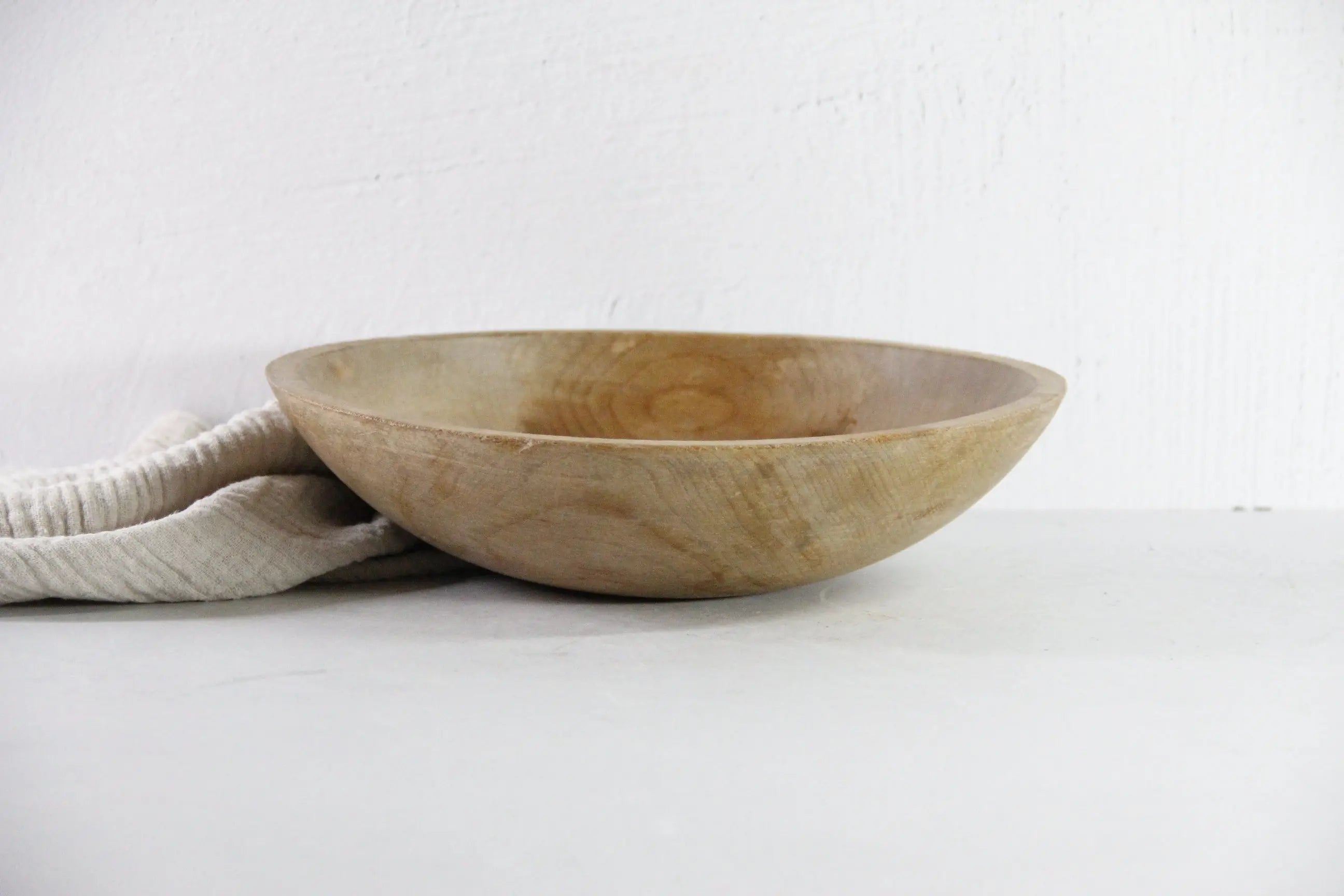 Antique Wooden Dough Bowl | Primitive Stamped Parrish  Debra Hall Lifestyle