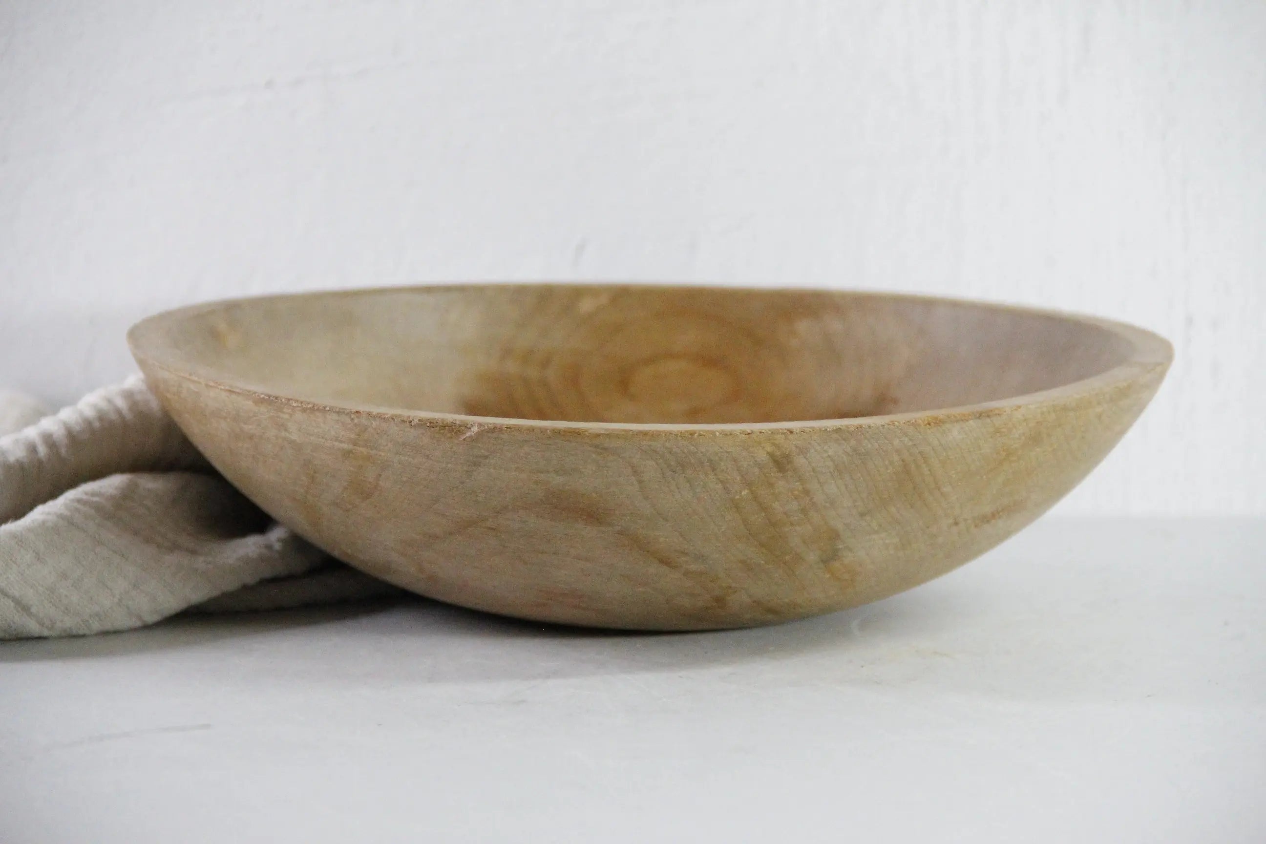 Antique Wooden Dough Bowl | Primitive Stamped Parrish  Debra Hall Lifestyle