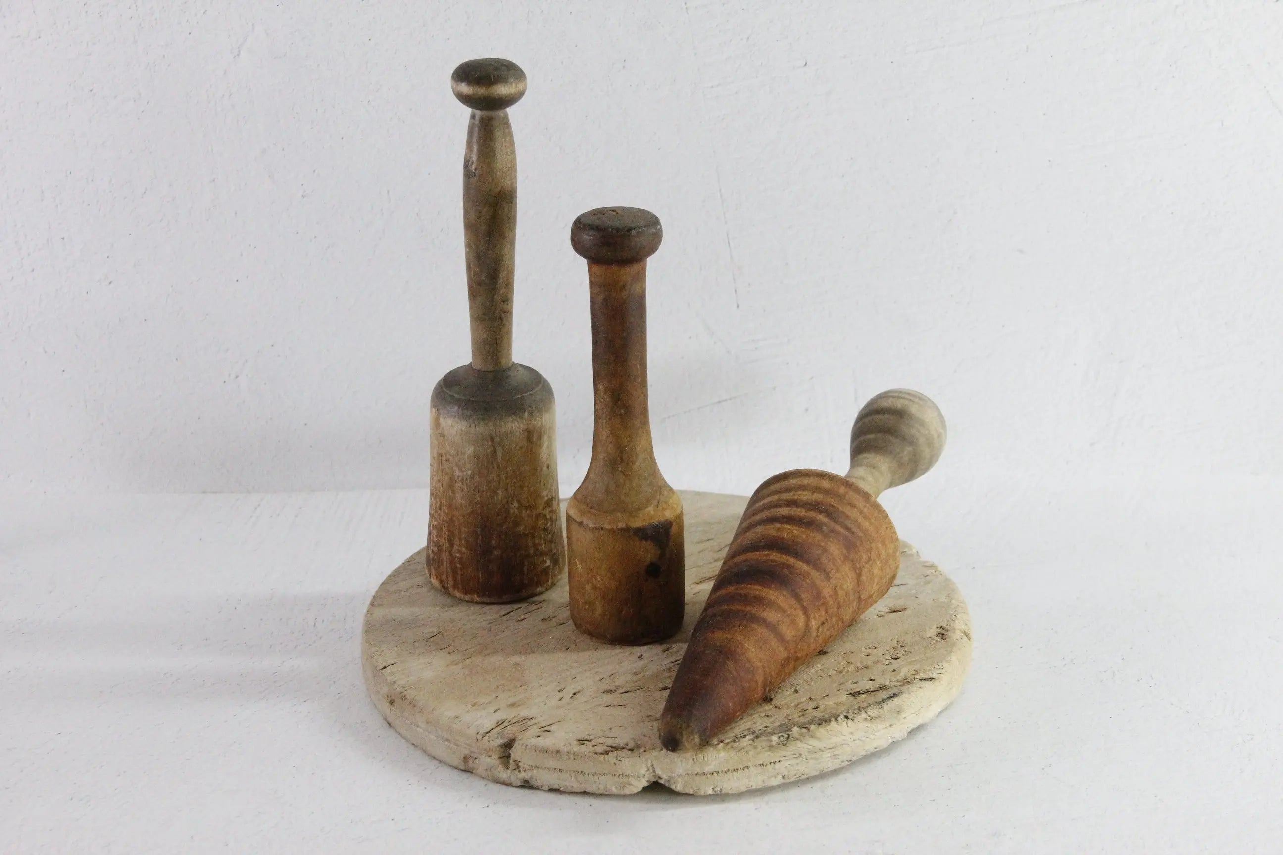 Antique Wooden Masher | Assorted Kitchen Utensil