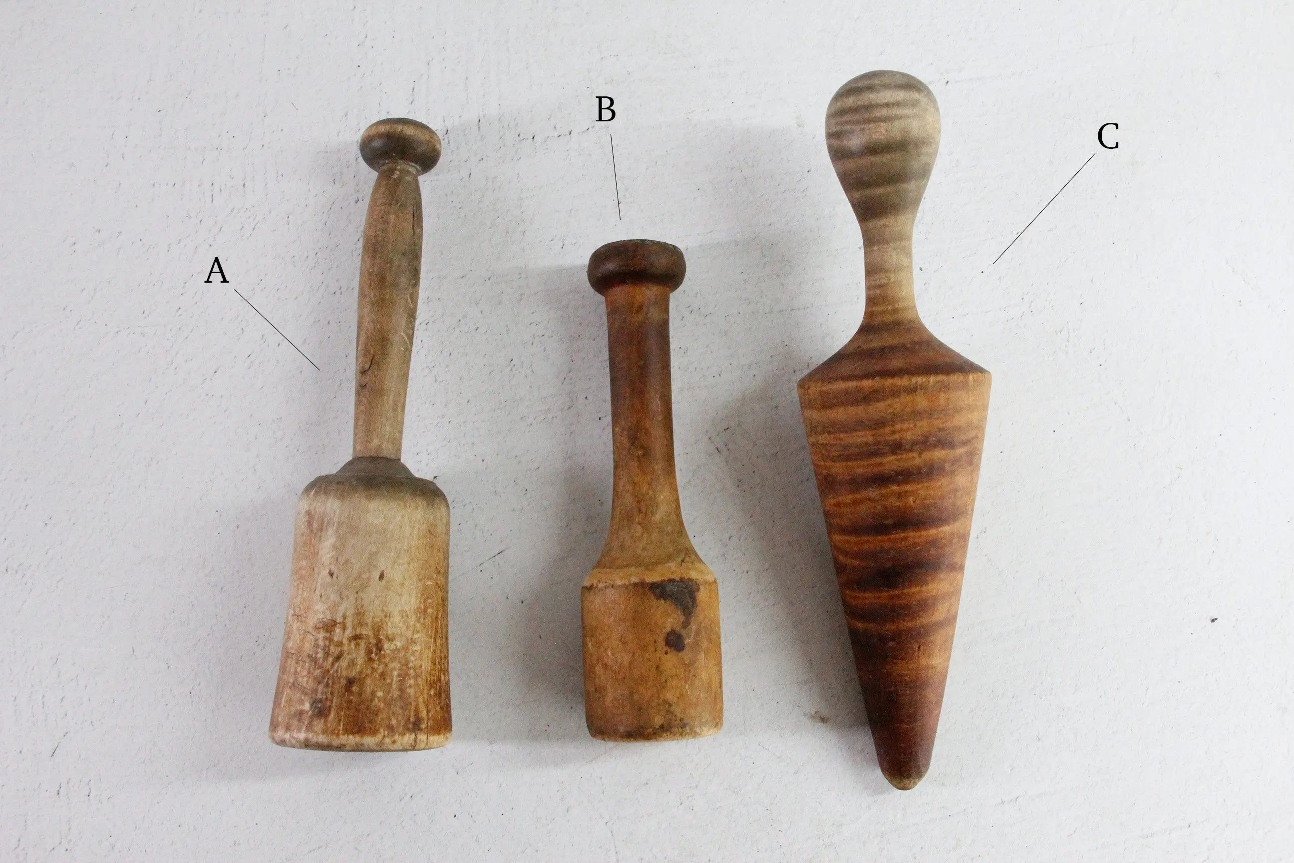 Antique Wooden Masher | Assorted Kitchen Utensil