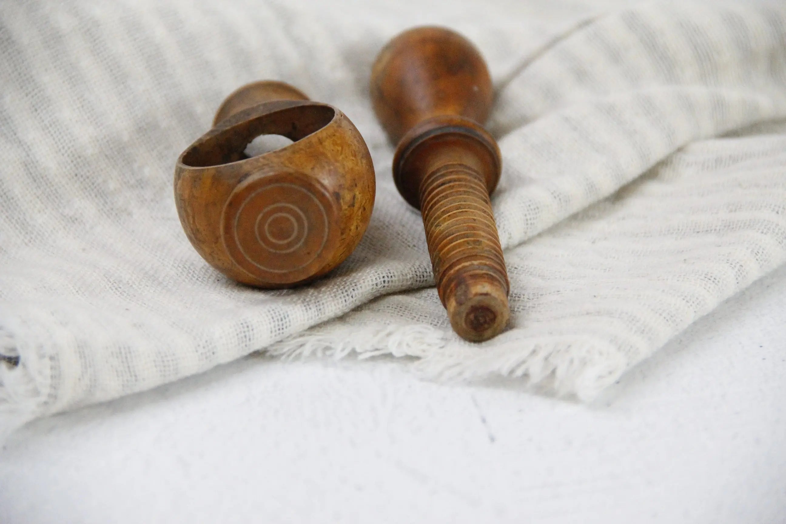 Antique Wooden Nutcracker-France 19th C. Carved Treen – Debra Hall