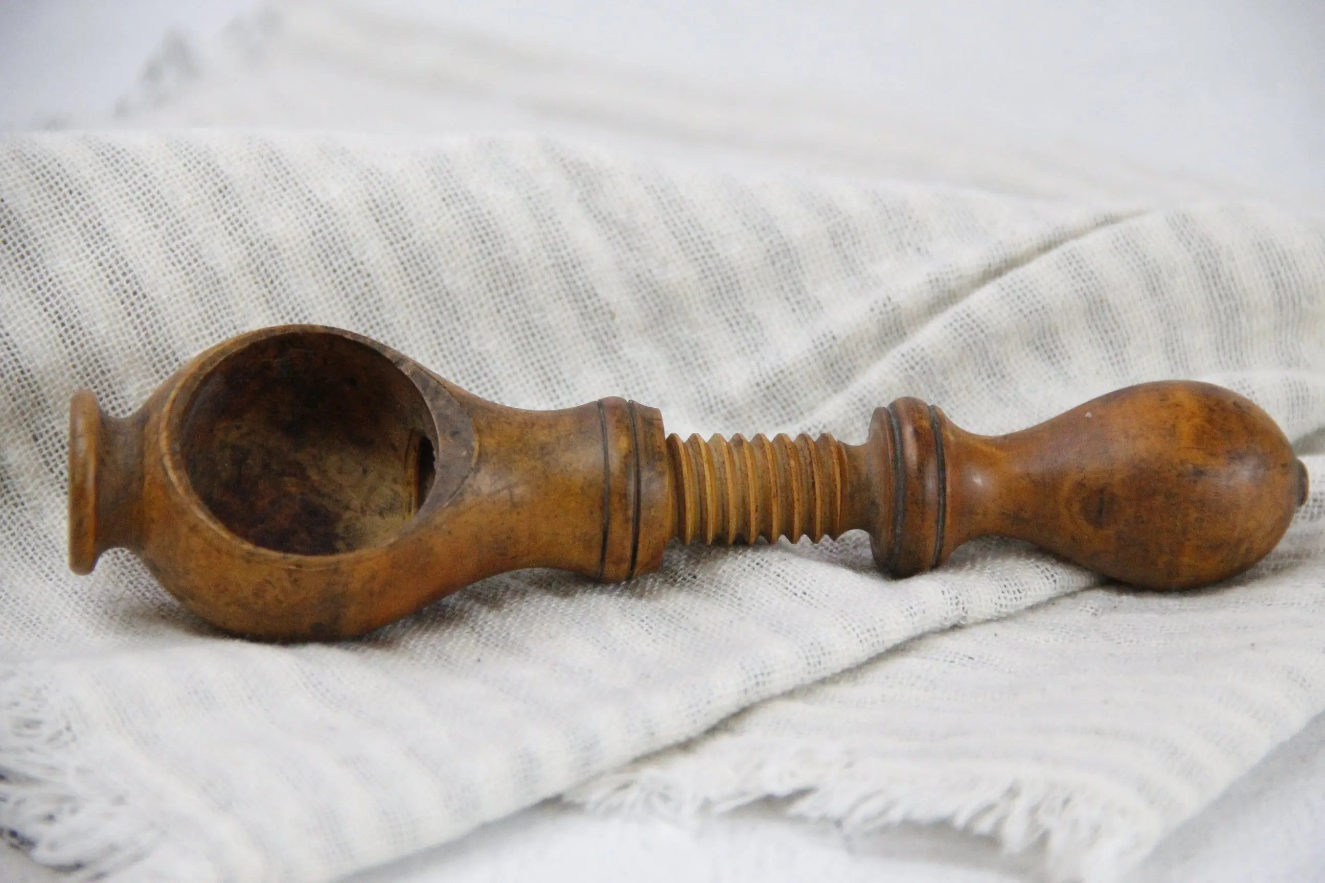 Antique Wooden Nutcracker-France 19th C. Carved Treen  Debra Hall Lifestyle
