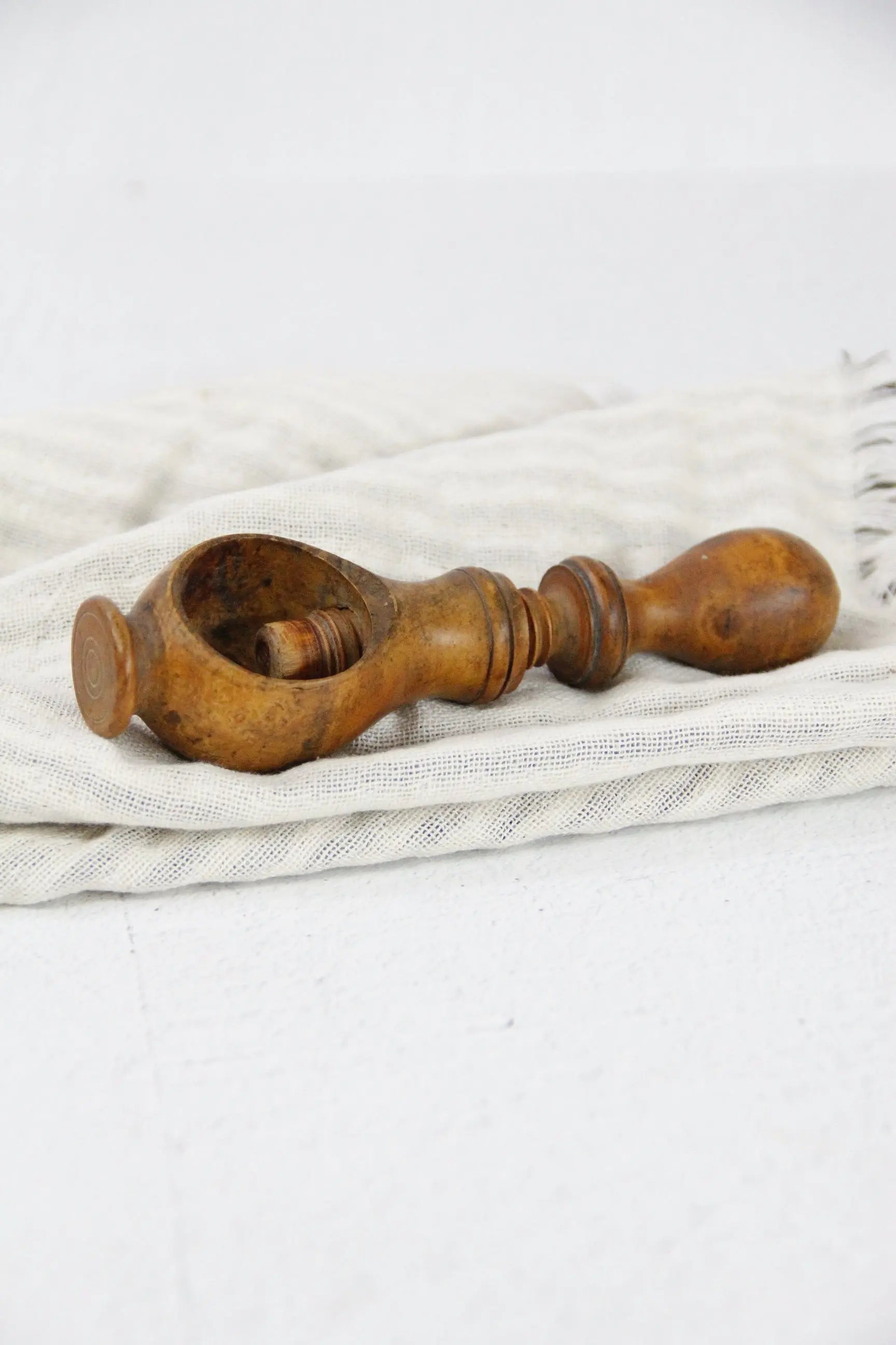 Antique Wooden Nutcracker-France 19th C. Carved Treen  Debra Hall Lifestyle