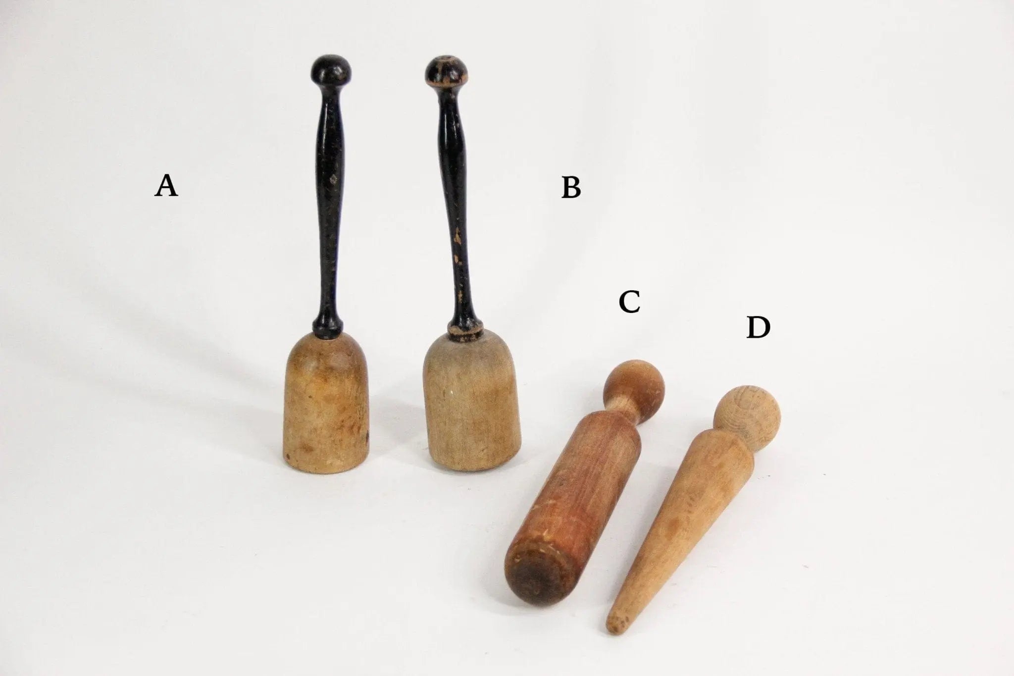 Antique Wooden Pestle | Rustic Food Masher  Debra Hall Lifestyle