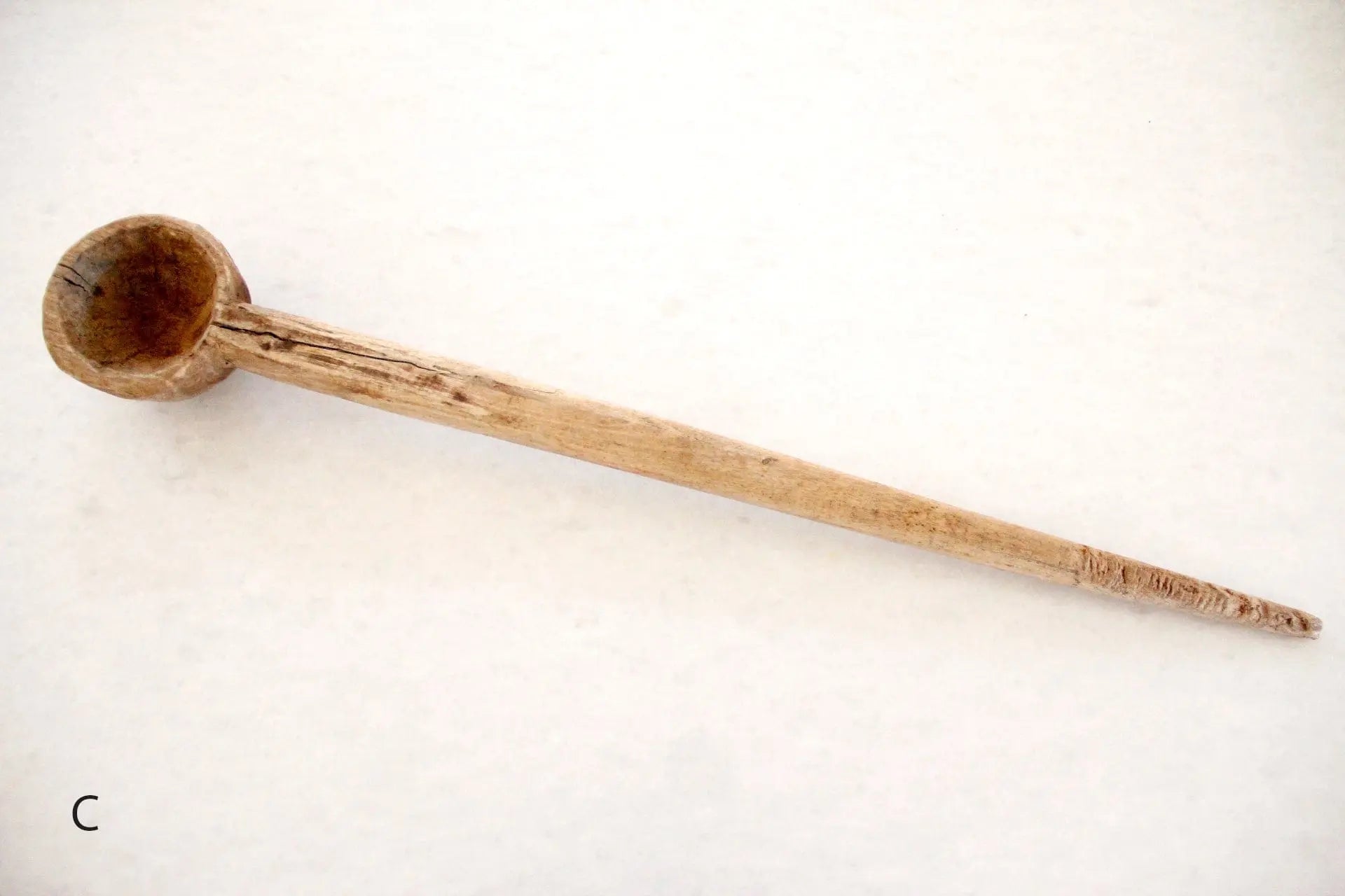 Antique Wooden Spoon | X Large | Wood Ladle  Debra Hall Lifestyle