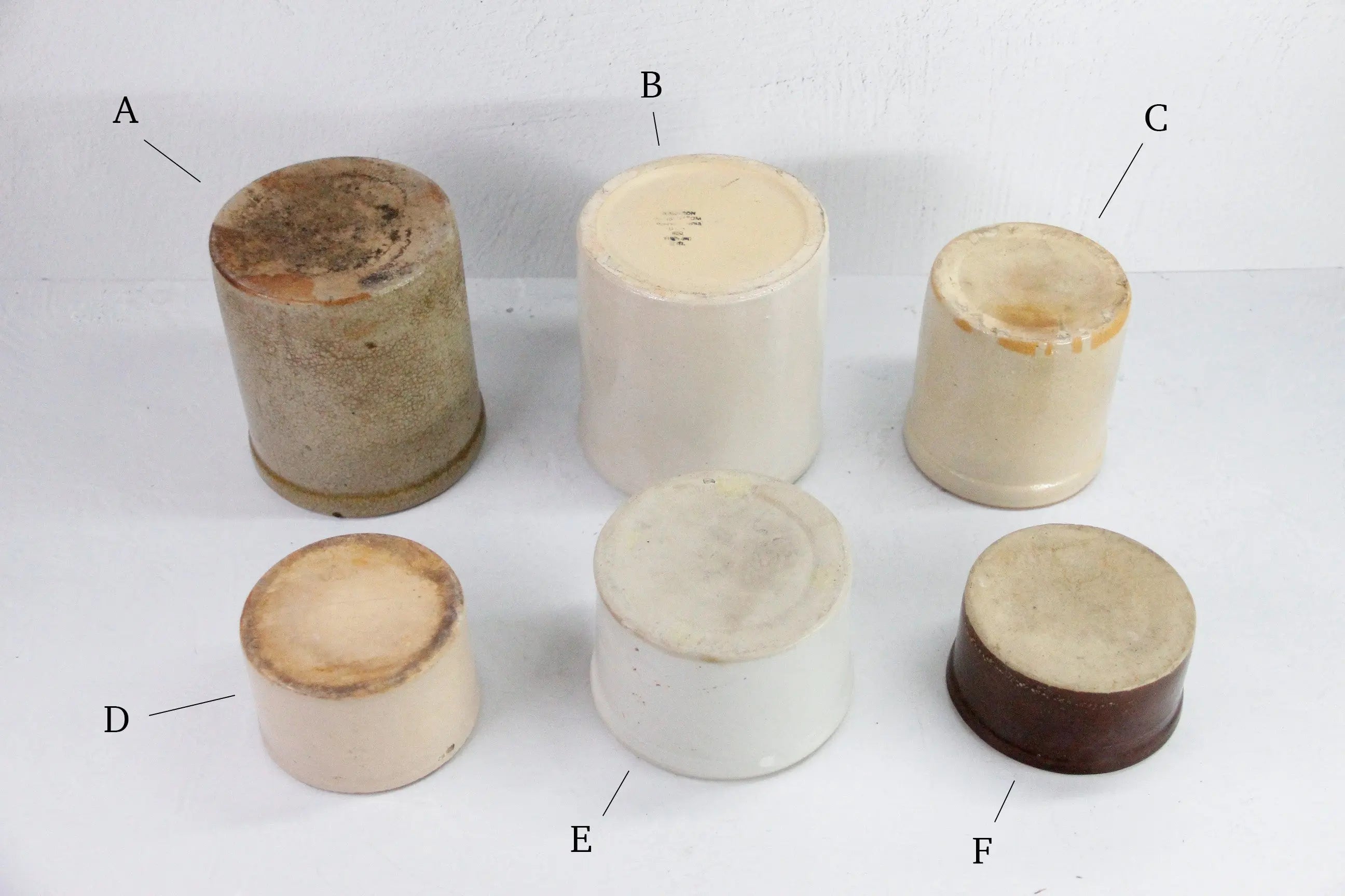 Assorted Antique Stoneware Crocks | Utensil Kitchen Decor  Debra Hall Lifestyle