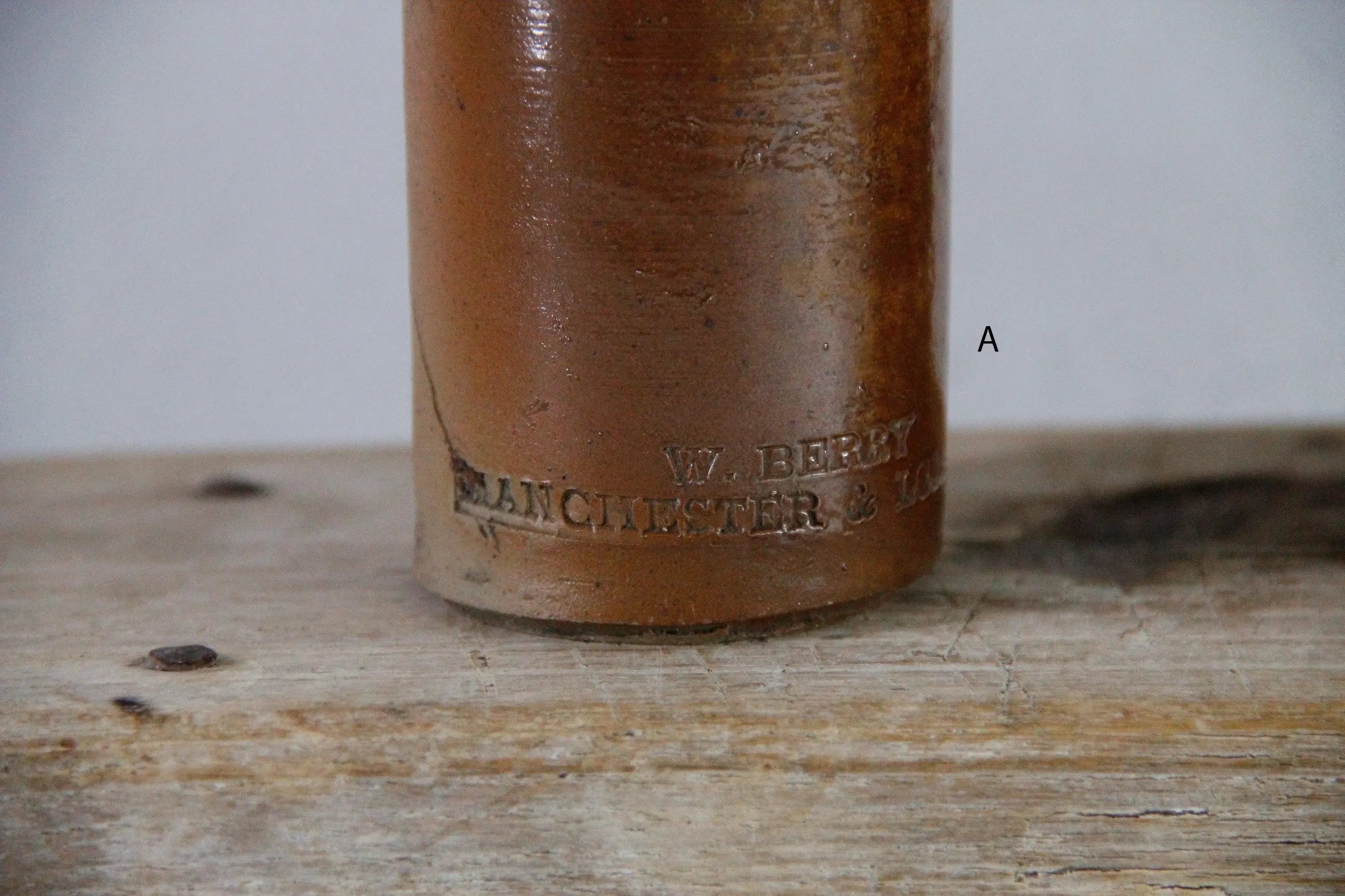 Assorted Antique Stoneware Ink Bottle | Brown Mini Crock  Debra Hall Lifestyle