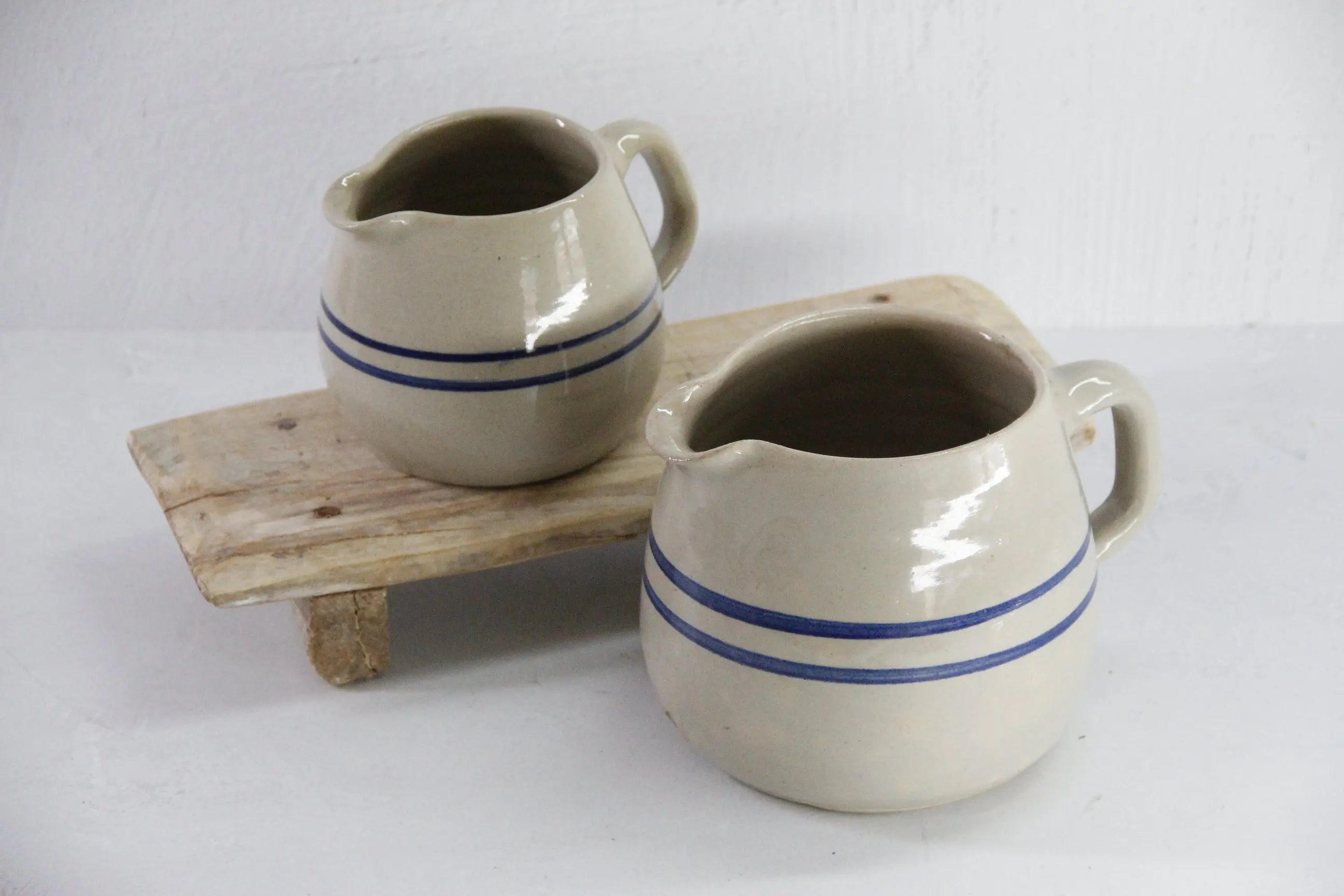 Assorted Antique Stoneware Pitcher Marshall | Blue Band  Debra Hall Lifestyle