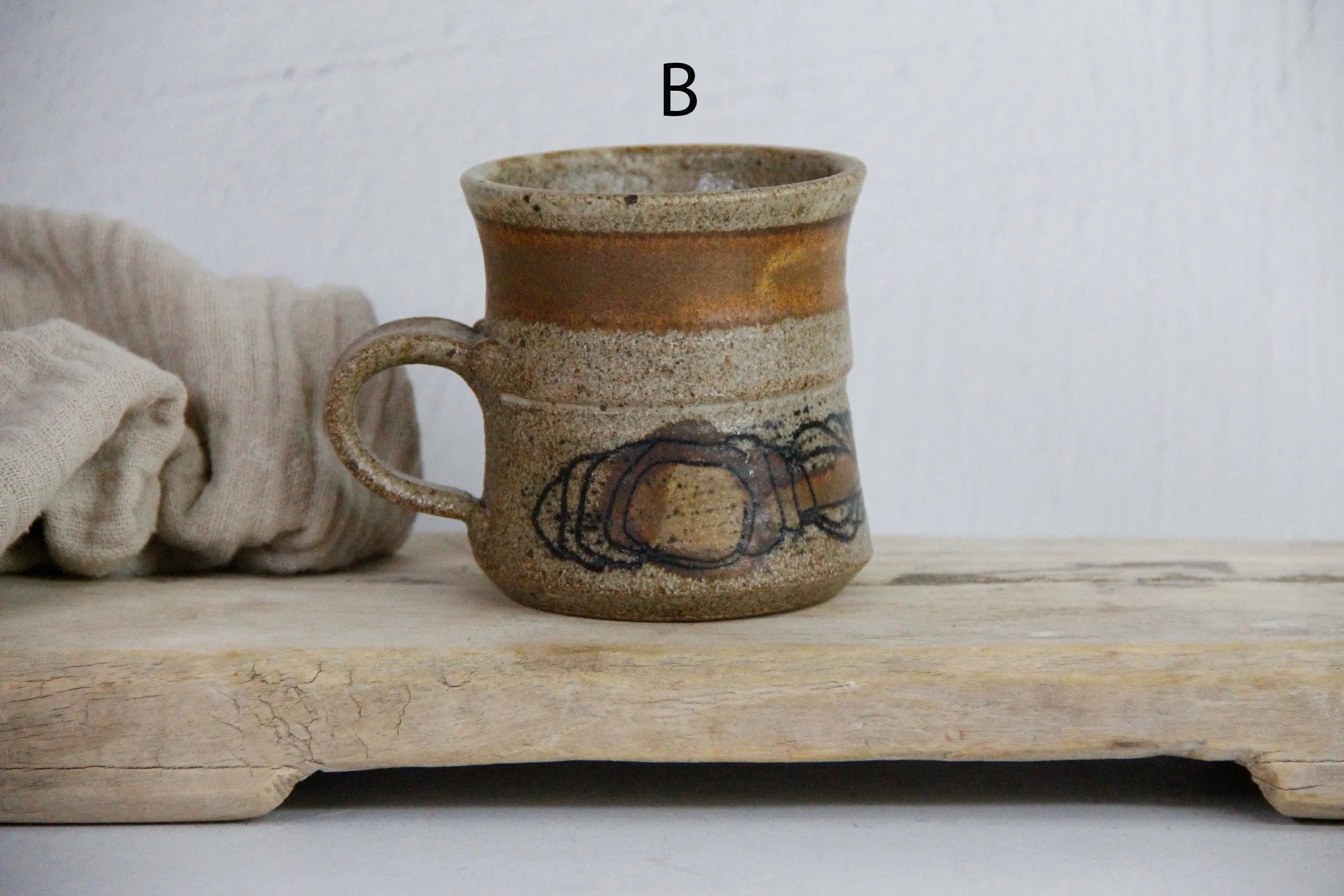 Assorted Handmade Pottery Mugs | Vintage Cup-Studio Art  Debra Hall Lifestyle
