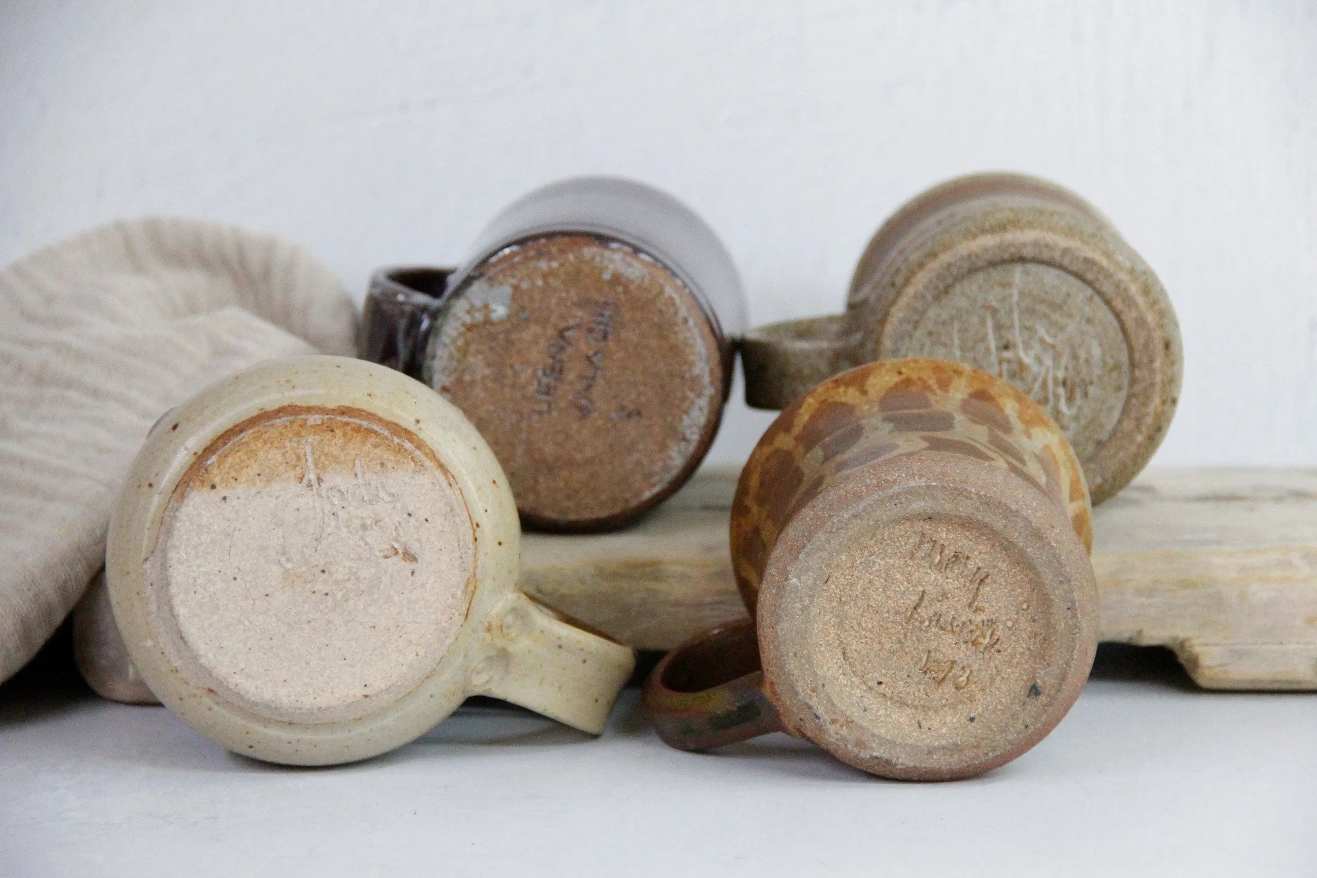 Assorted Handmade Pottery Mugs | Vintage Cup-Studio Art  Debra Hall Lifestyle