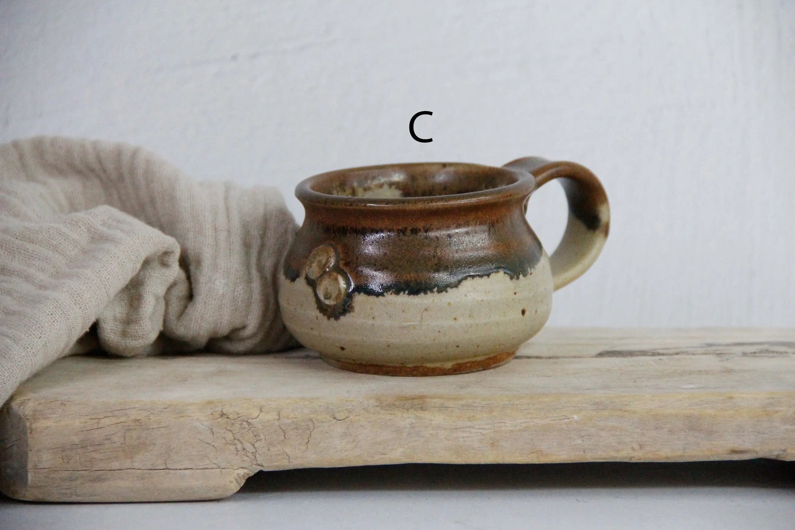 Assorted Handmade Pottery Mugs | Vintage Cup-Studio Art  Debra Hall Lifestyle