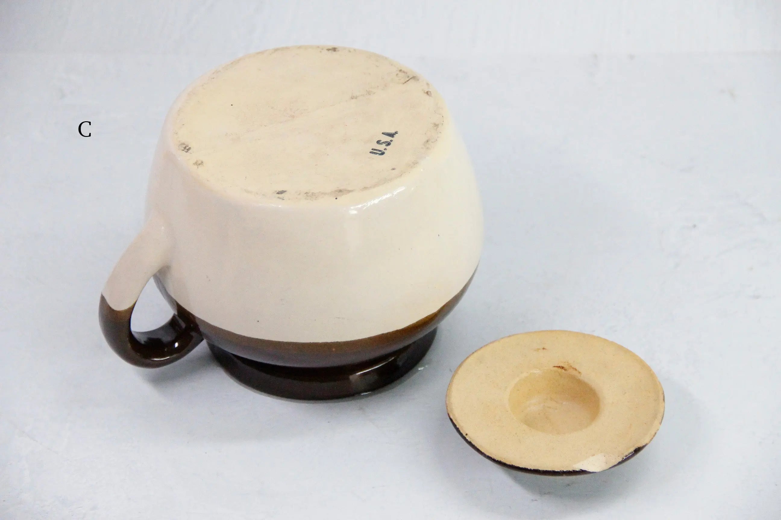 Assorted Vintage Brown Dipped Bean Pots | USA Stoneware Crocks  Debra Hall Lifestyle