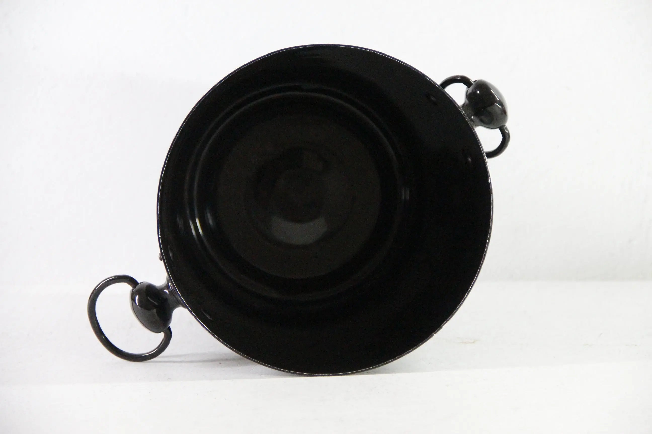 Vintage French Champagne Bucket BLack Tott's Stamp Vogalu