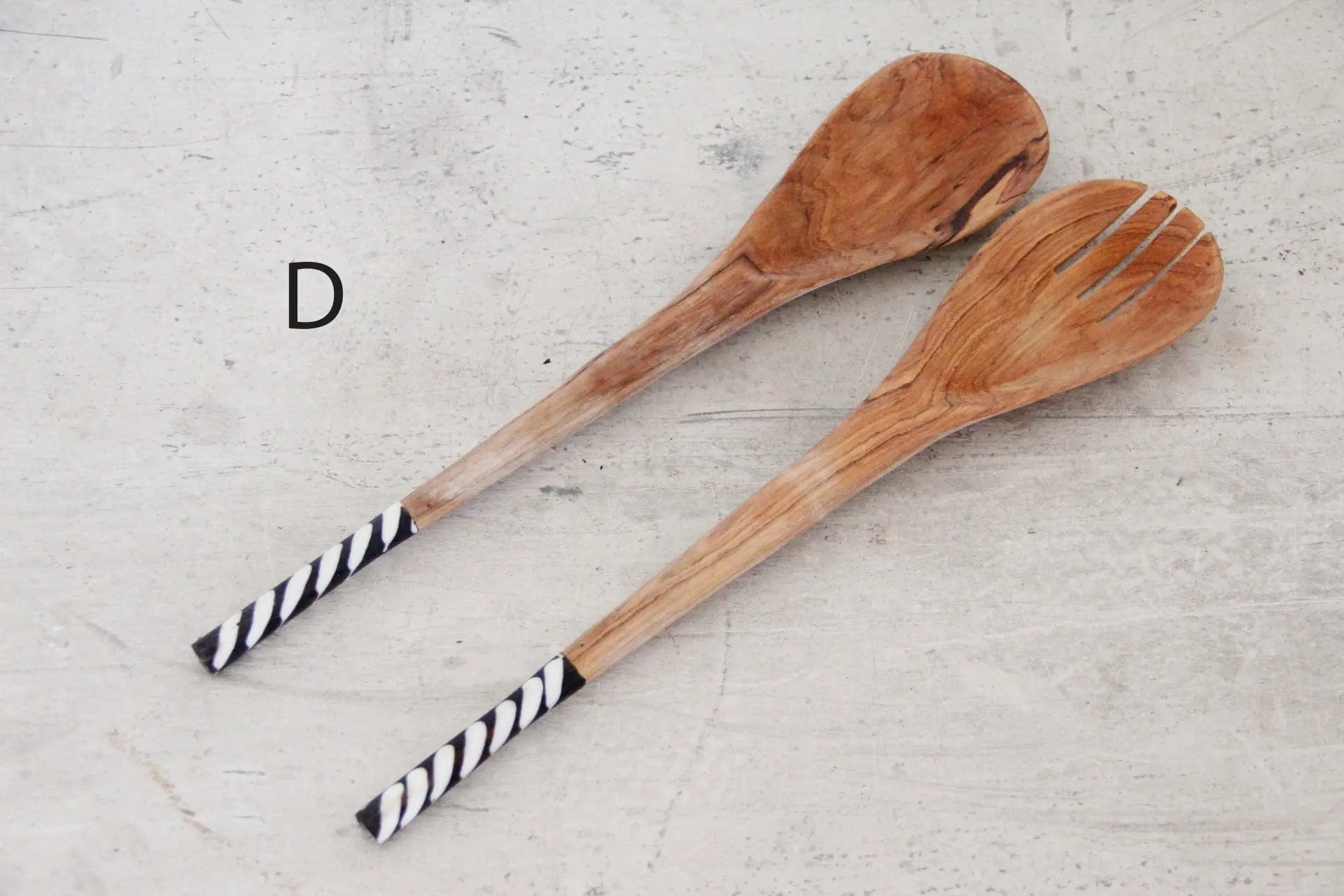 Bone Handle Salad Servers | Pair  Debra Hall Lifestyle