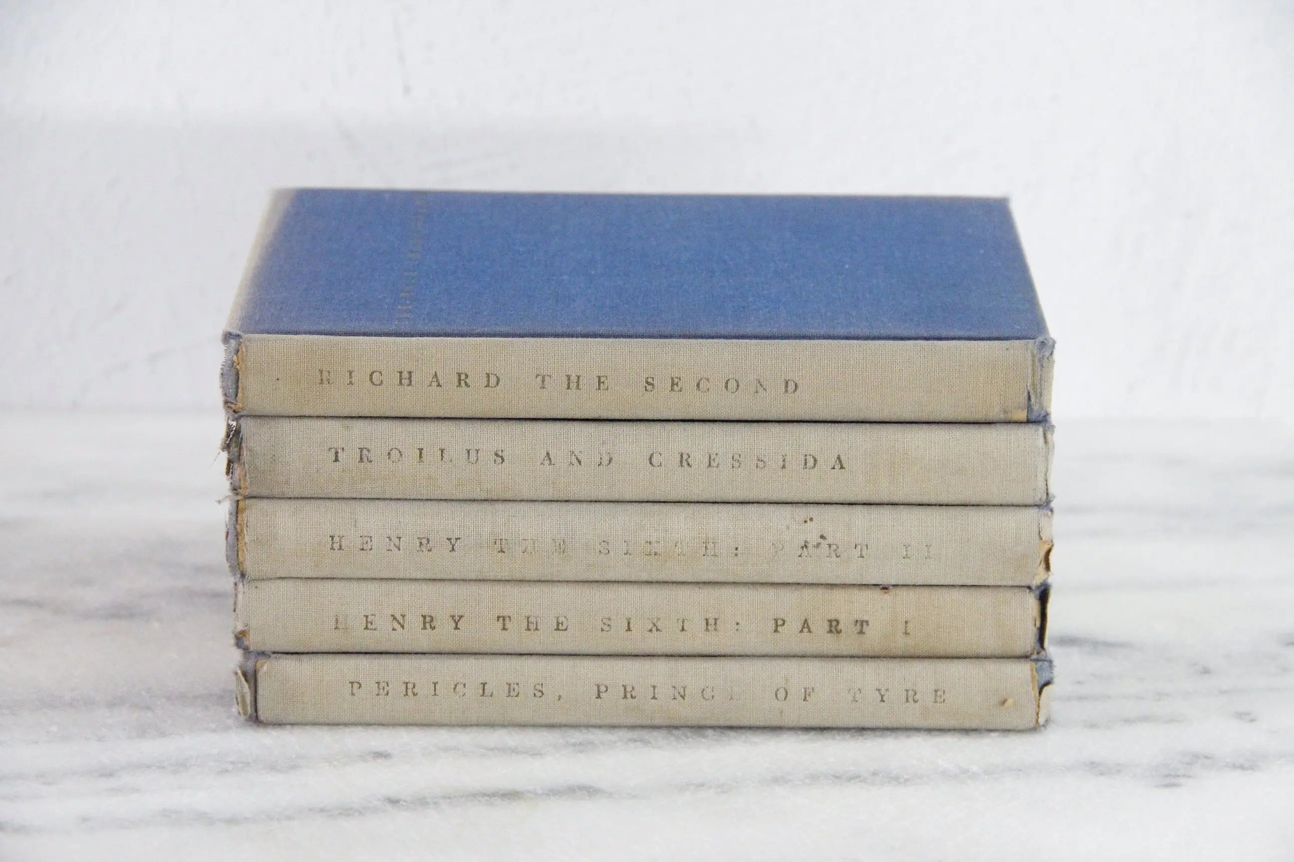 Antique Shakespear Book Set Yale University 5 Volumes