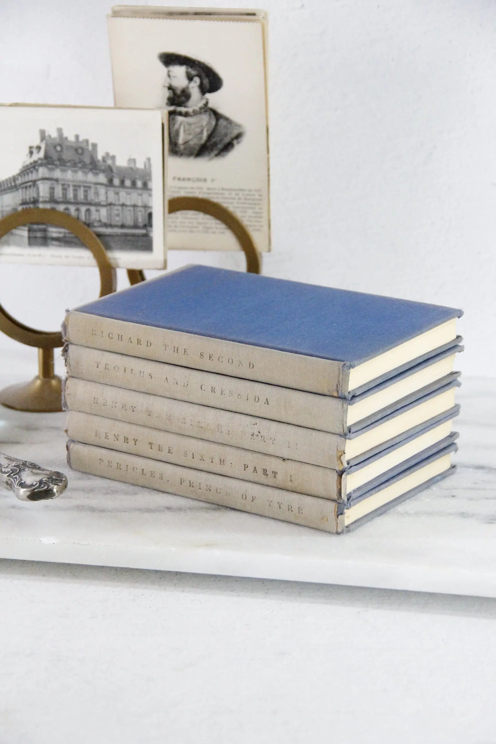 Antique Shakespear Book Set Yale University 5 Volumes