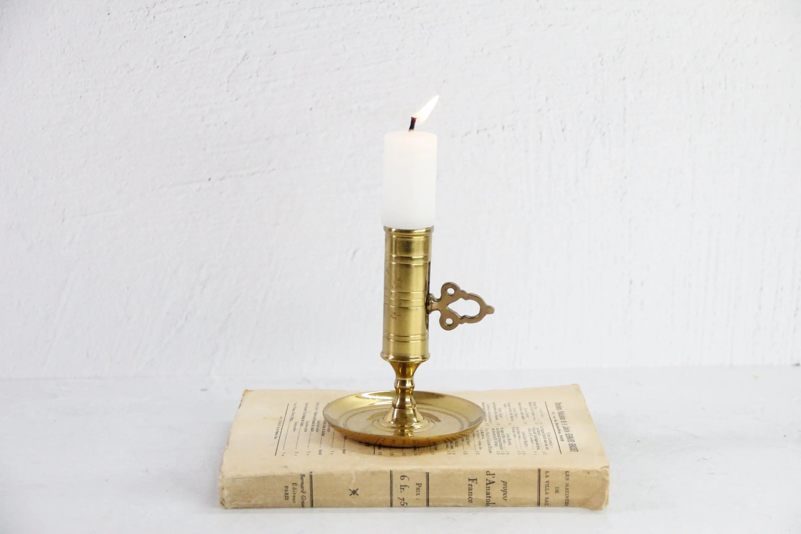 Brass Candle Push Stamped  Debra Hall Lifestyle