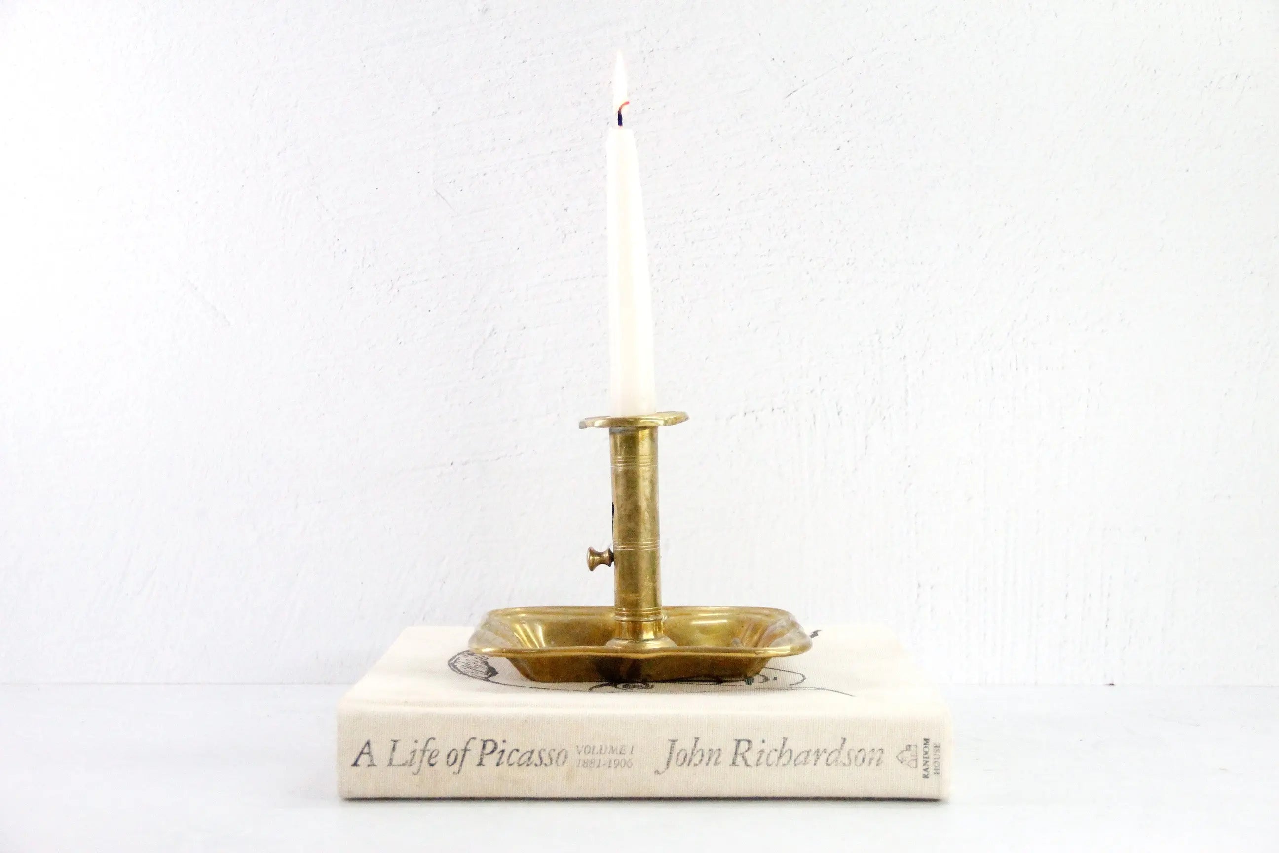 Brass Candle Push Tray  Debra Hall Lifestyle