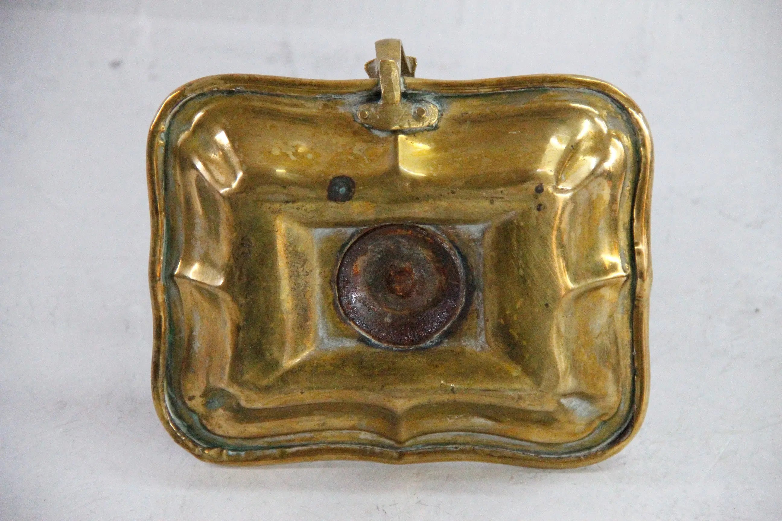 Brass Candle Push Tray  Debra Hall Lifestyle