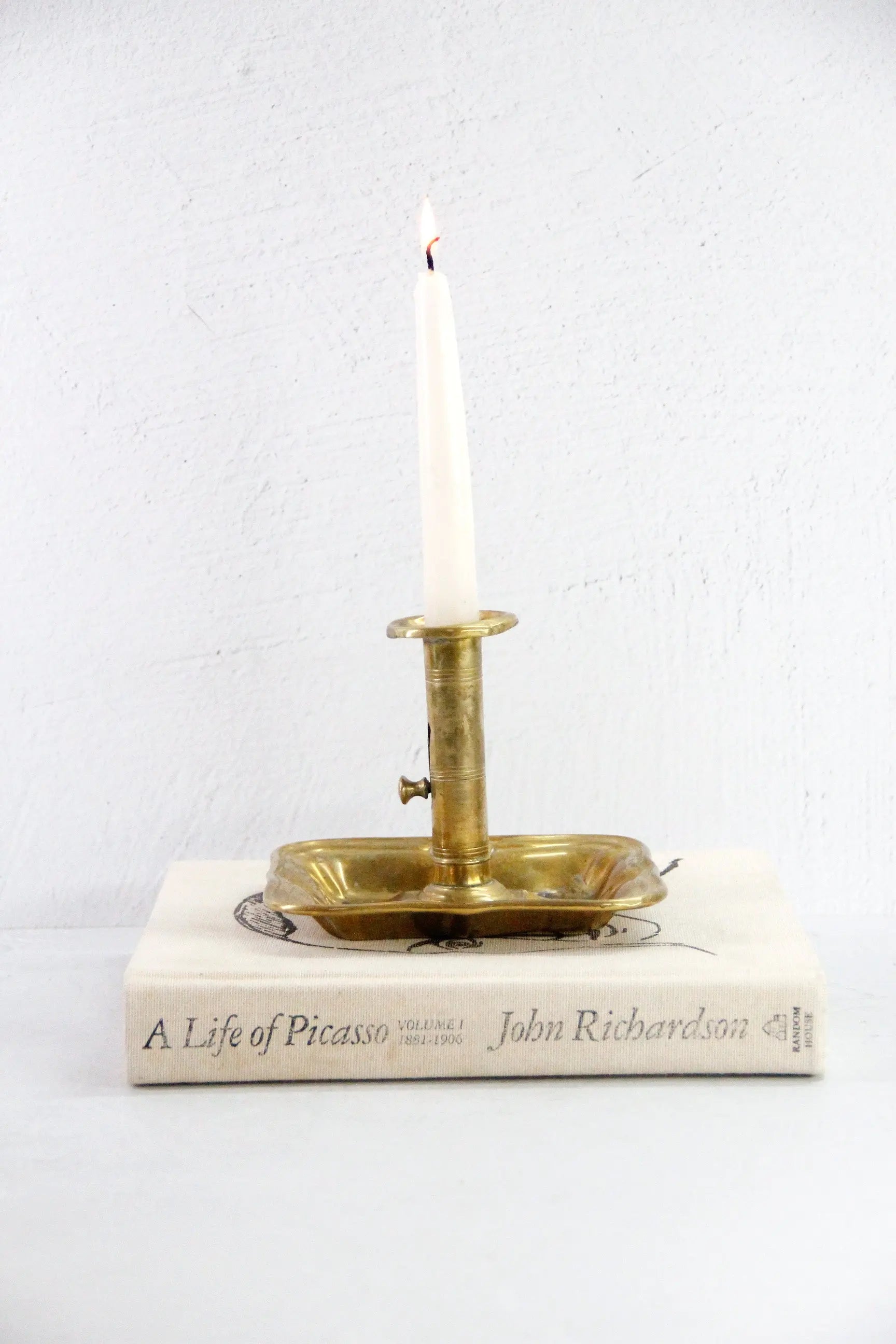 Brass Candle Push Tray  Debra Hall Lifestyle