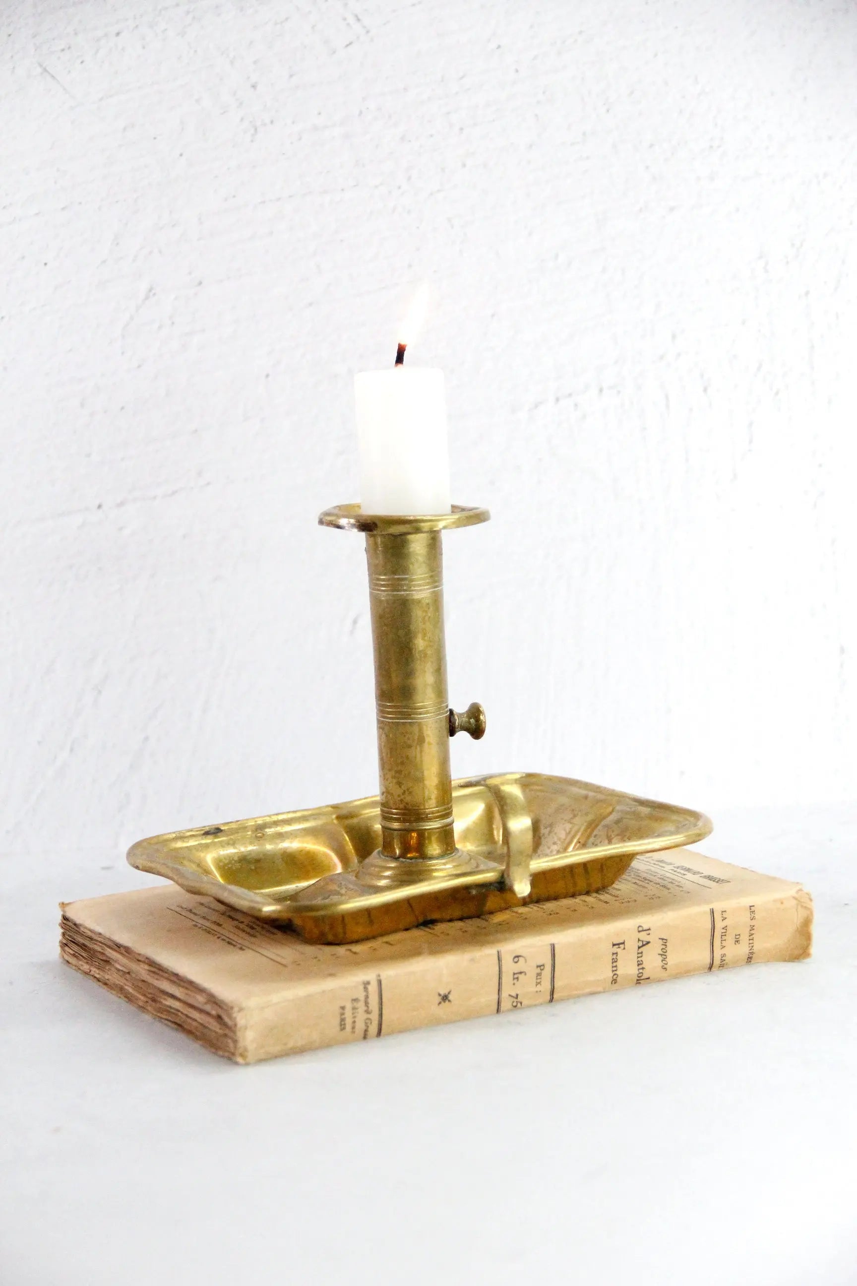 Brass Candle Push Tray  Debra Hall Lifestyle