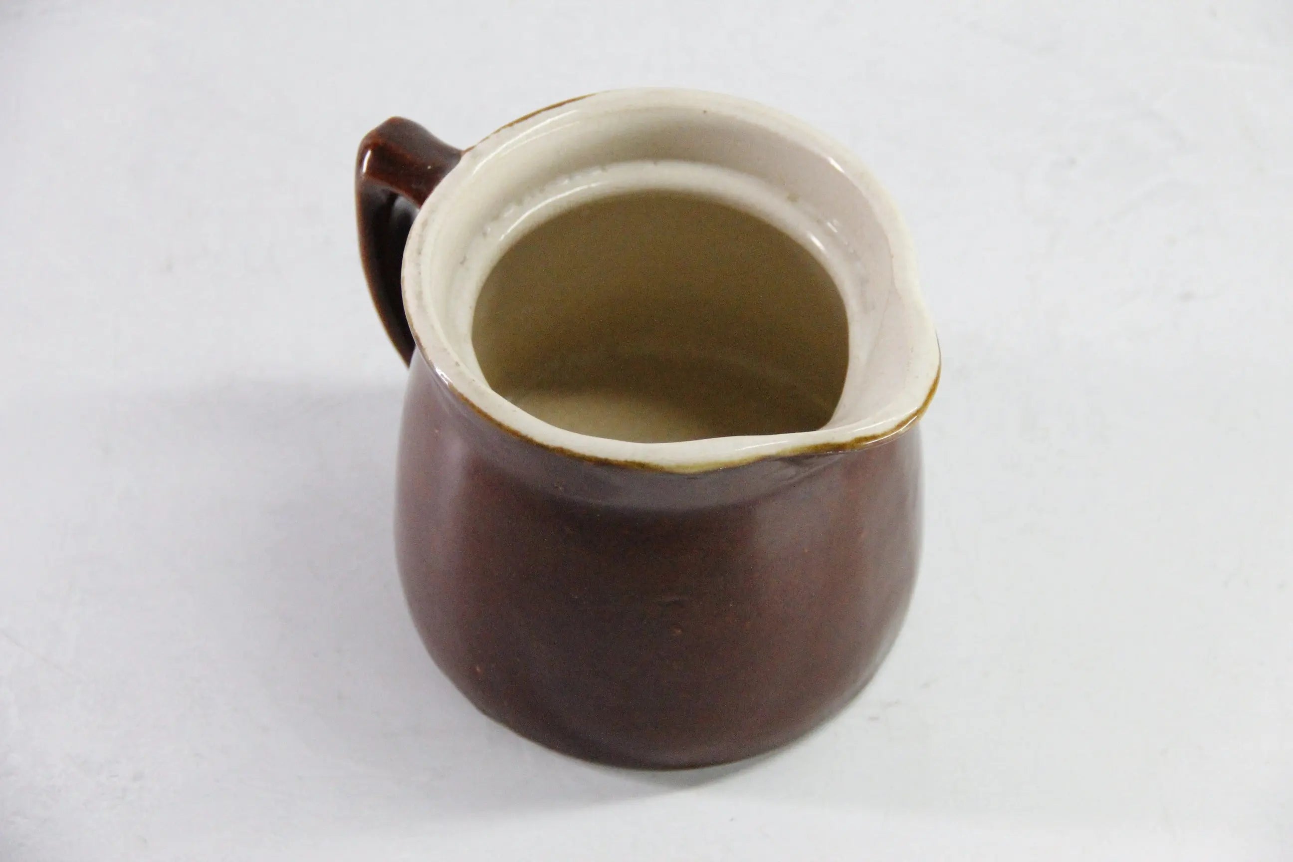 Brown Stoneware Pitcher  Debra Hall Lifestyle