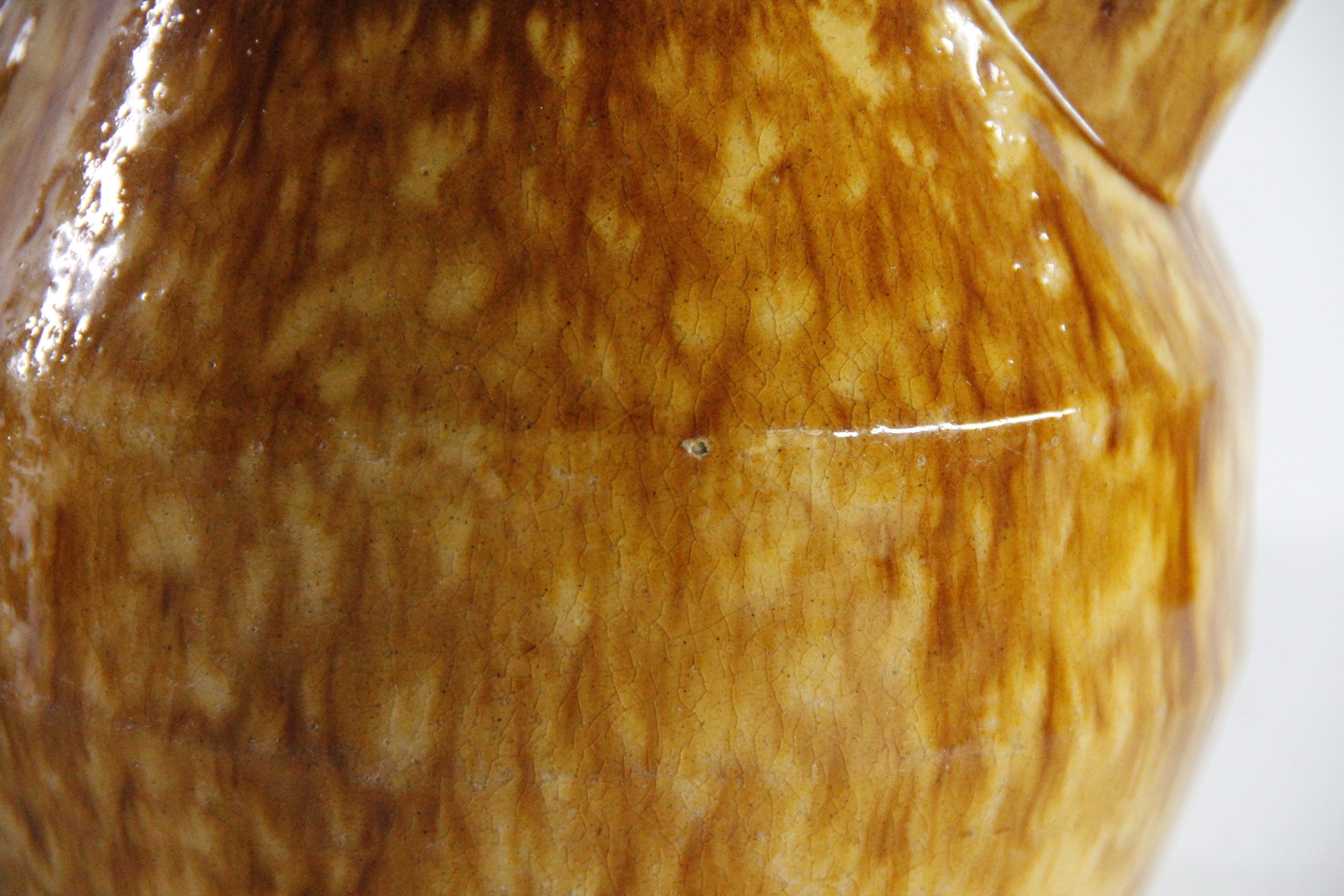 Brush McCoy Pottery Batter Pitcher | Antique Yellowware  Debra Hall Lifestyle